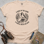 A Bird In The Hand T-Shirt — ivory