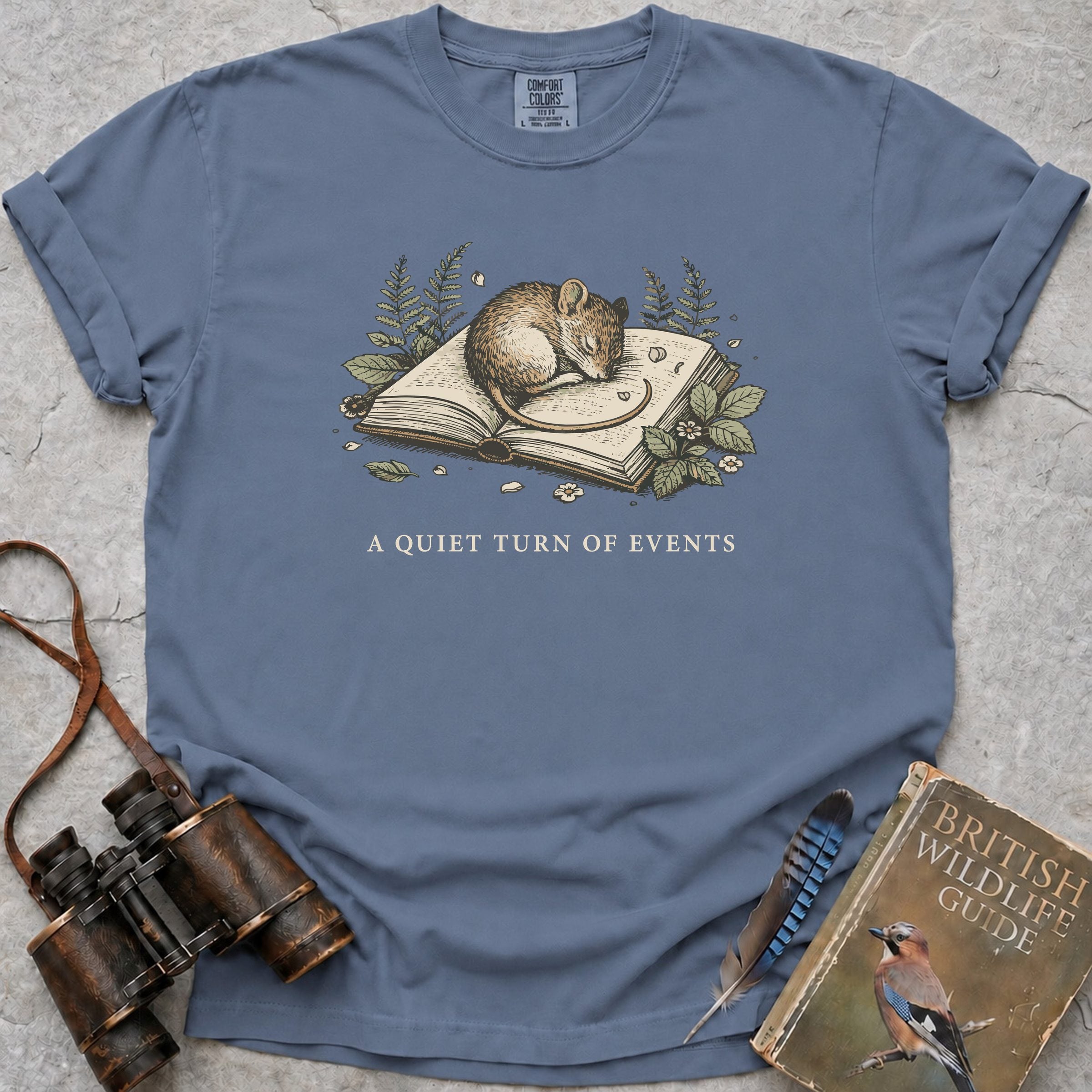 A Quiet Turn Of Events T-Shirt — blue jean
