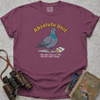 Absolute Unit Pigeon T-Shirt — berry