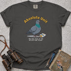 Absolute Unit Pigeon T-Shirt — pepper