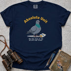 Absolute Unit Pigeon T-Shirt — true navy