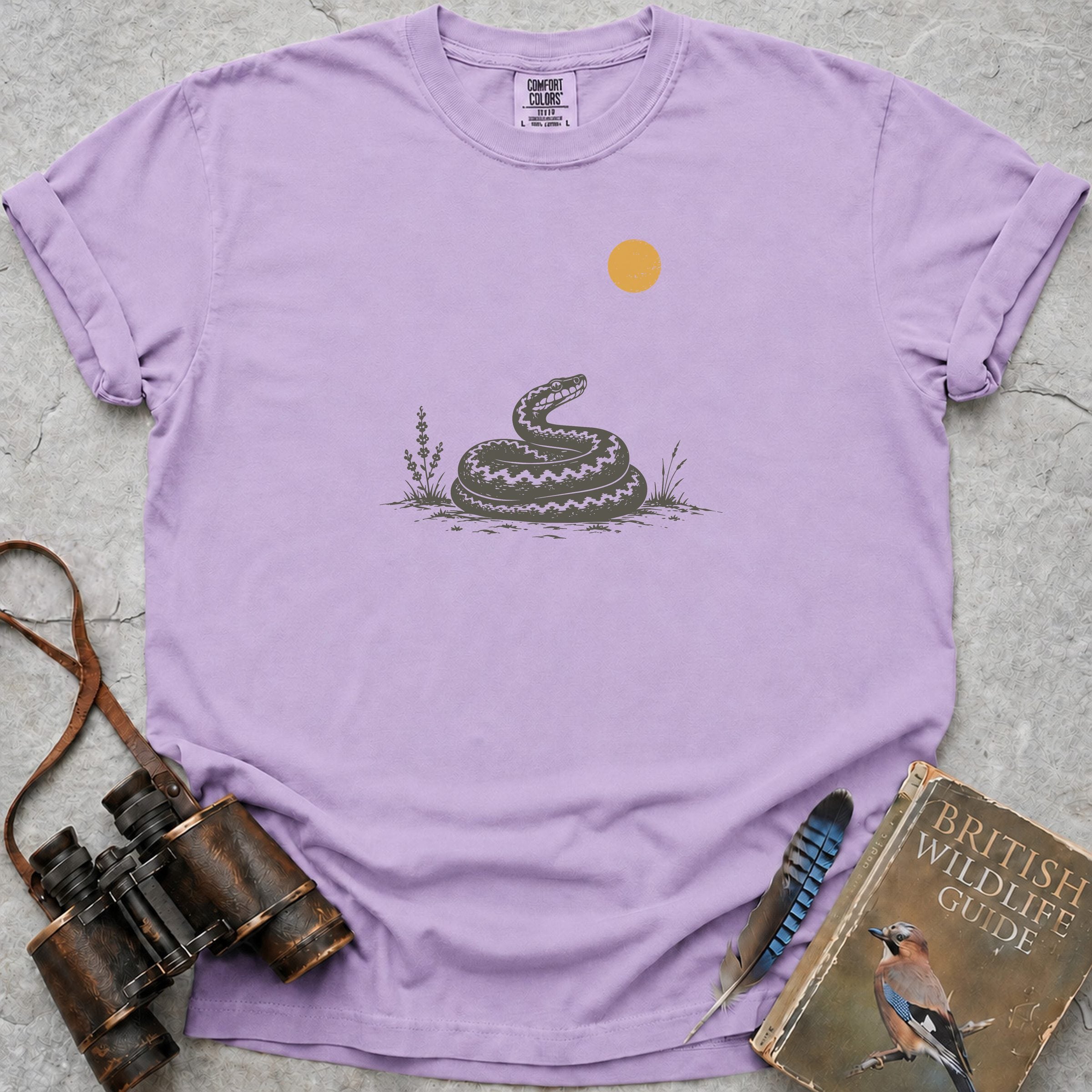Adder In The Sun T-Shirt — orchid