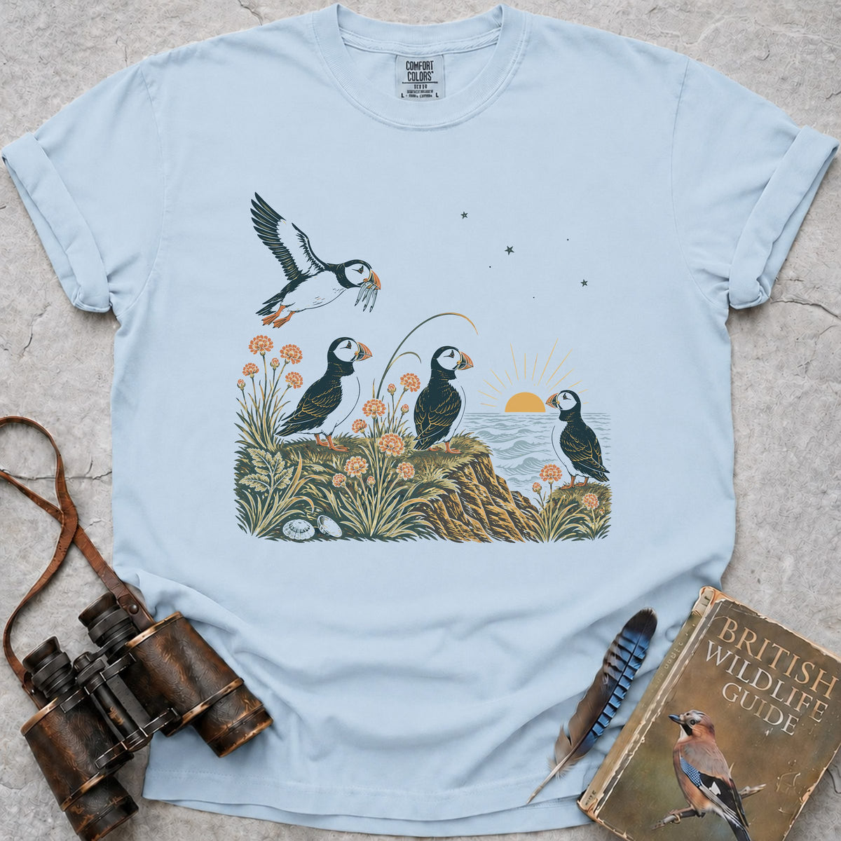 atlantic-puffin-group — chambray