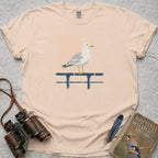 Attentive Seagull T-Shirt — ivory