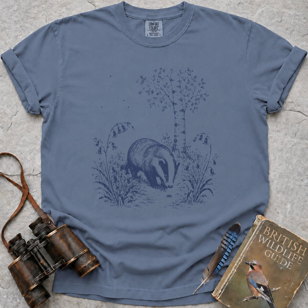 badger-bluebell-patch — blue jean