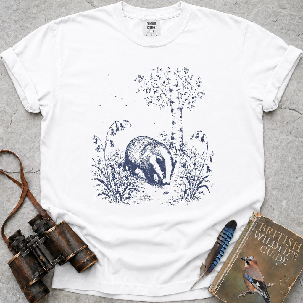 badger-bluebell-patch — white