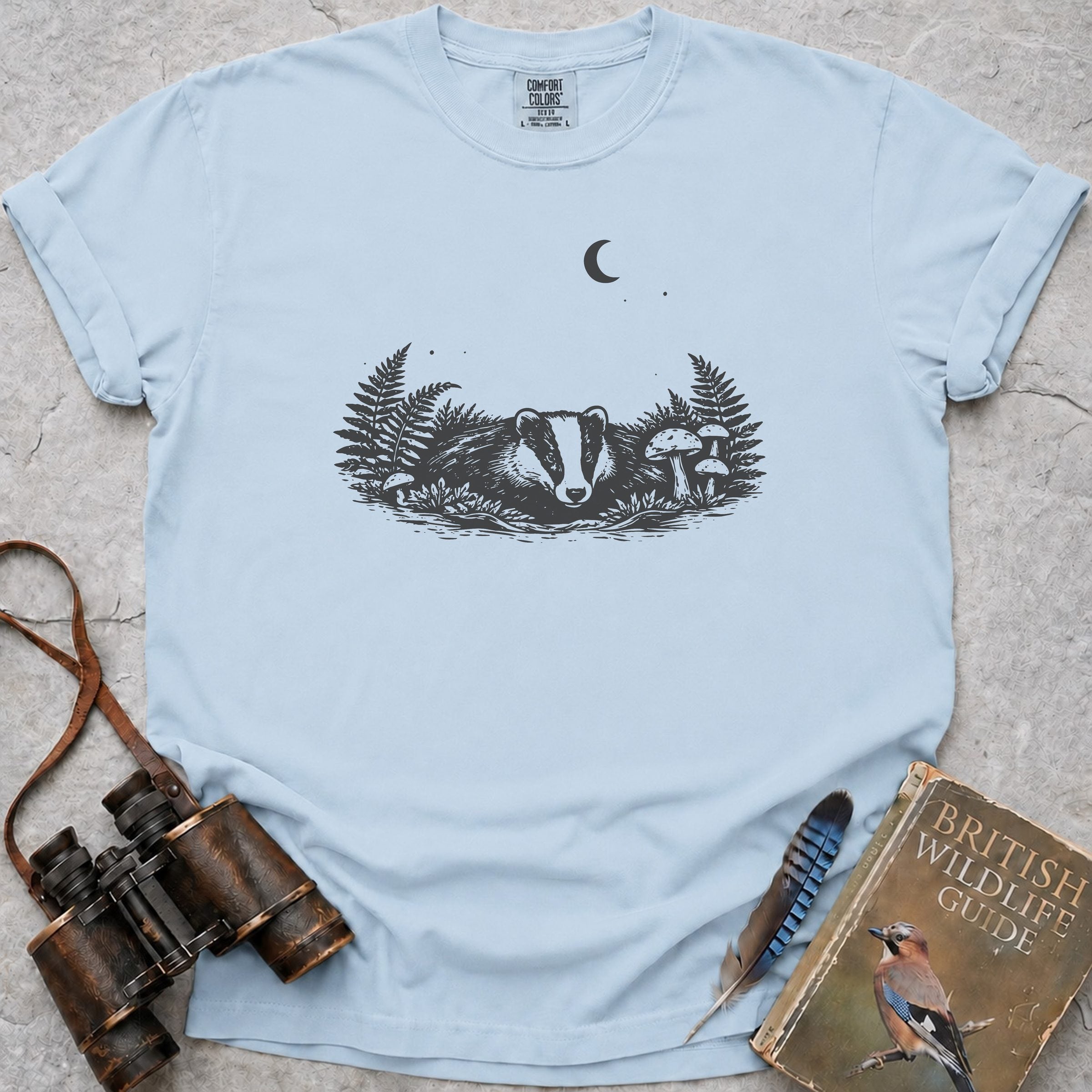 Badger Sett T-Shirt — chambray
