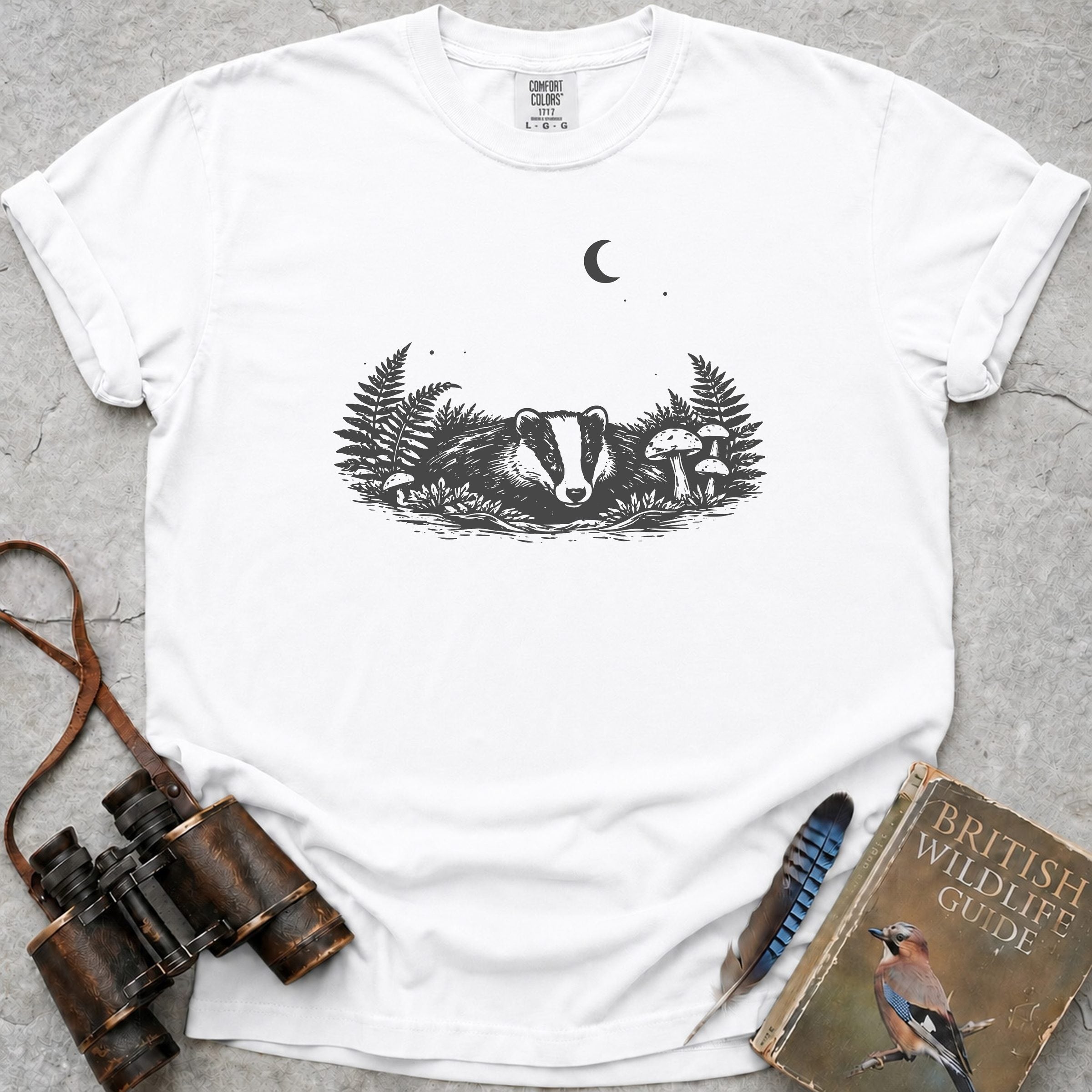 Badger Sett T-Shirt — white