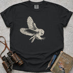 Barn Owl Flight T-Shirt — black