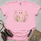 Barn Owl Meadow T-Shirt — blossom