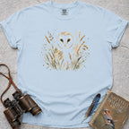 Barn Owl Meadow T-Shirt — chambray