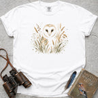 Barn Owl Meadow T-Shirt — white