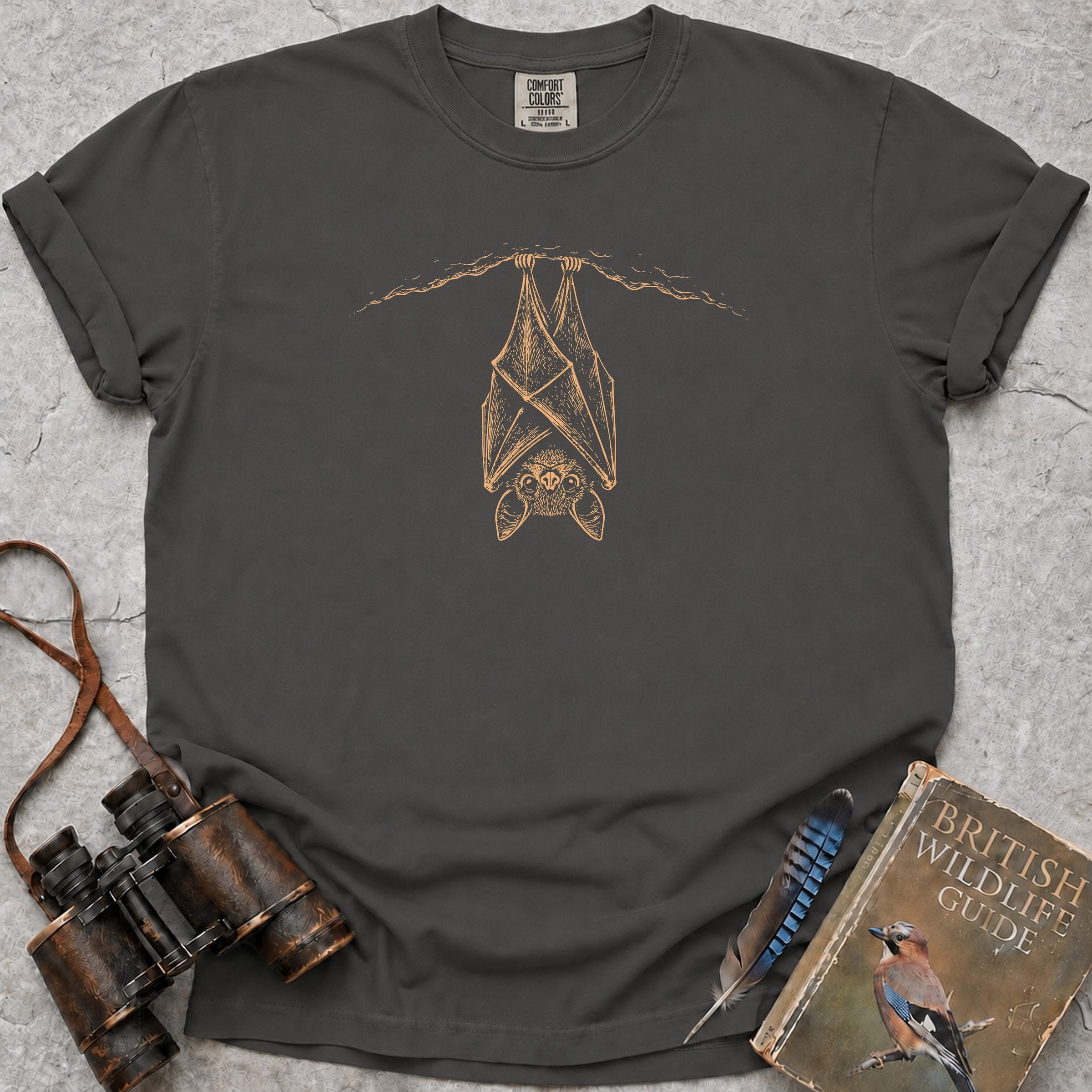 Bat Bedtime T-Shirt — pepper