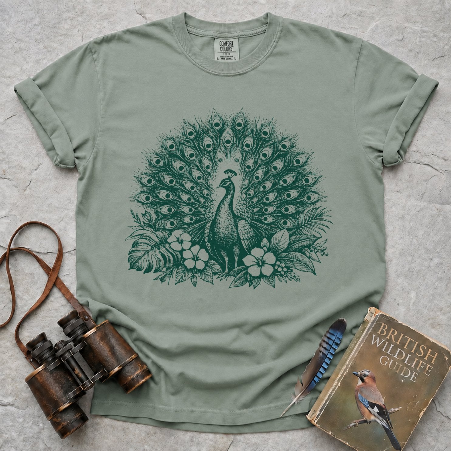 Peacock Bloom T-Shirt