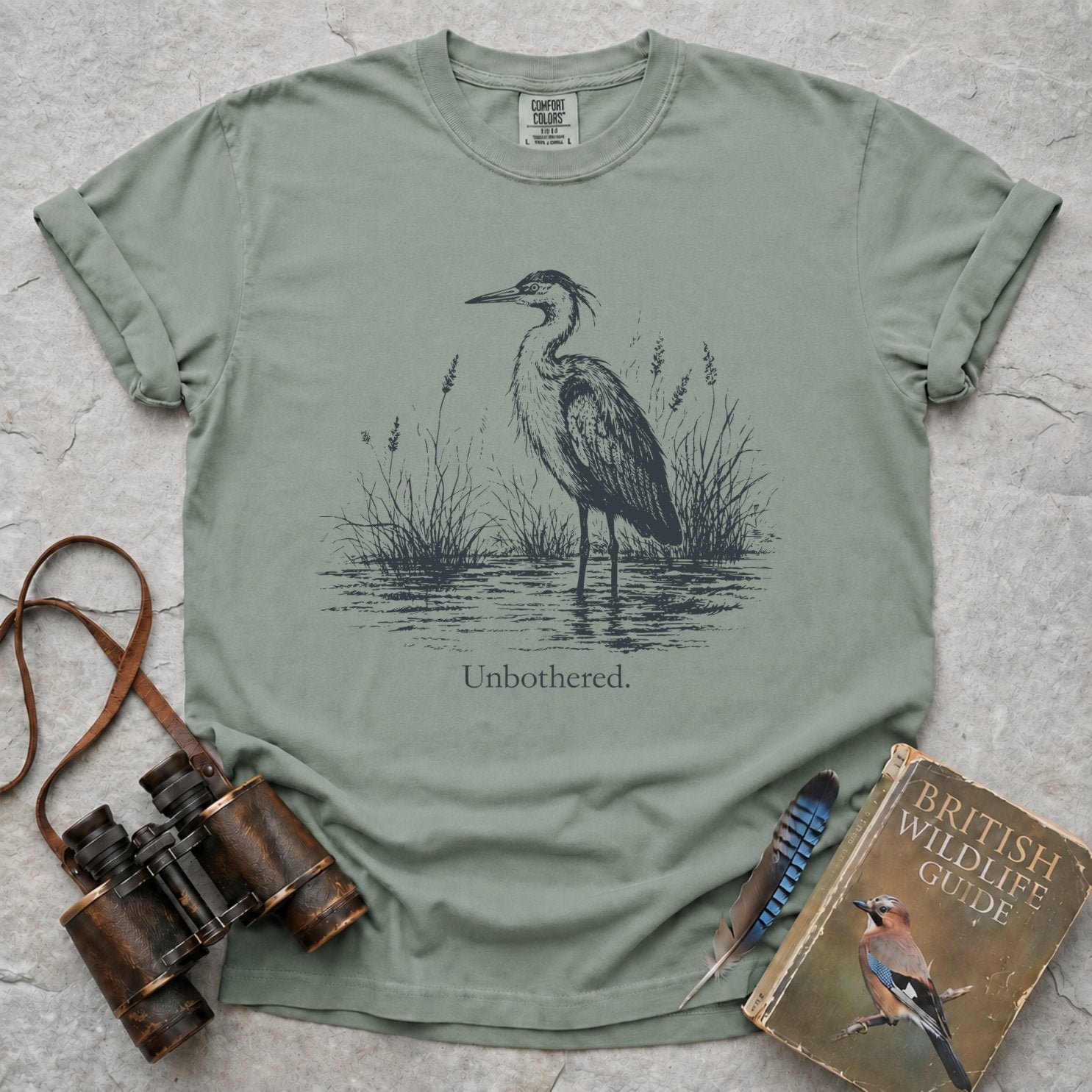 Unbothered Heron T-Shirt