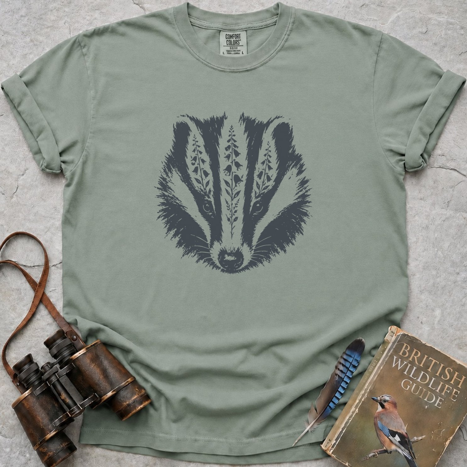 Bluebell Badger T-Shirt