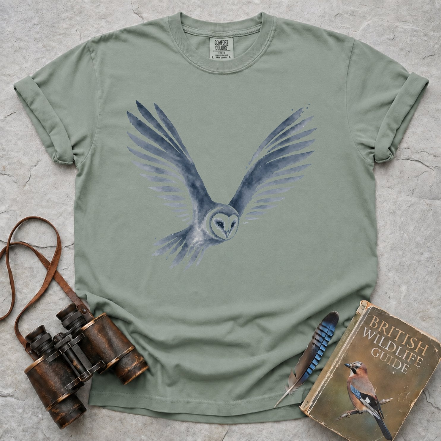 Watercolour Owl T-Shirt