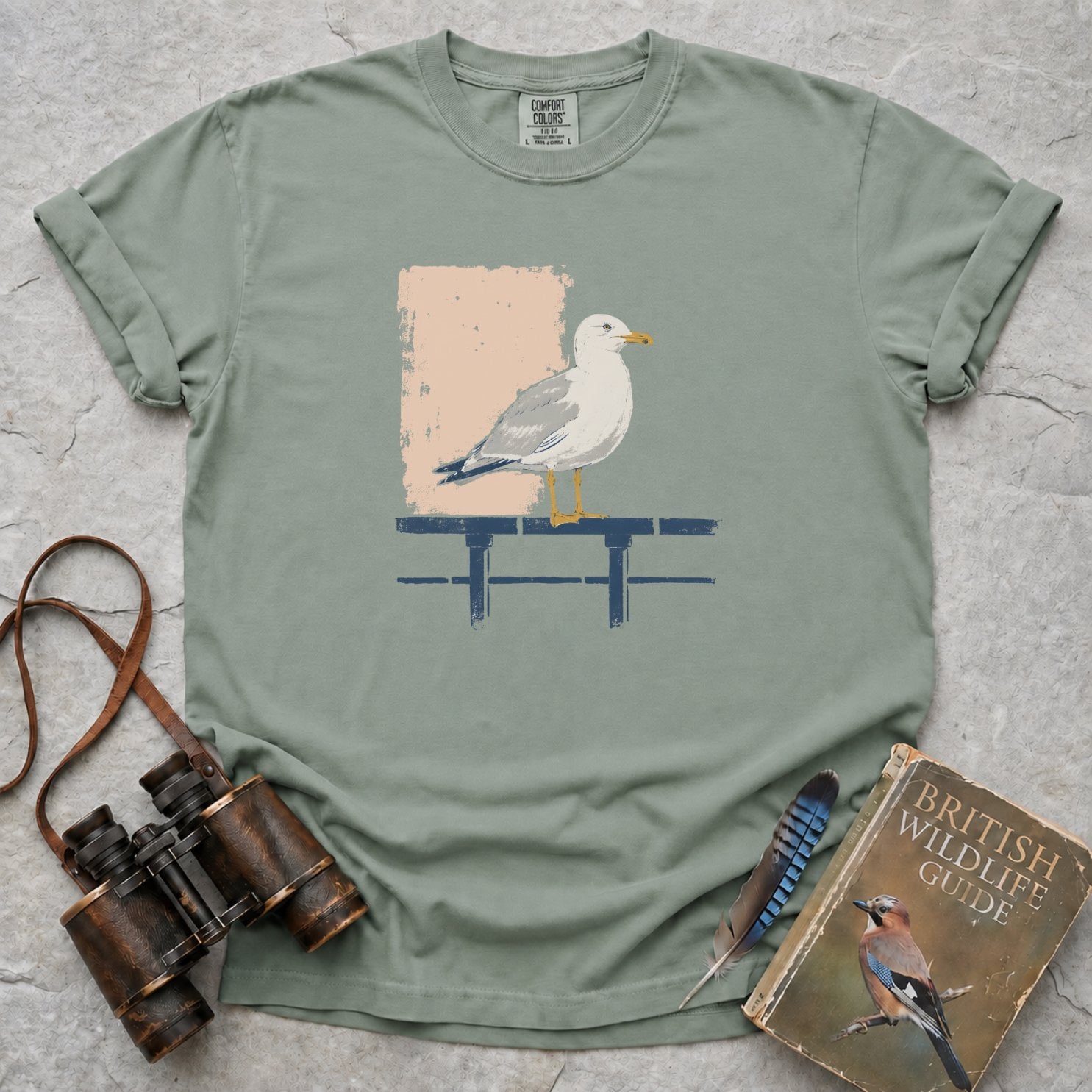 Attentive Seagull T-Shirt