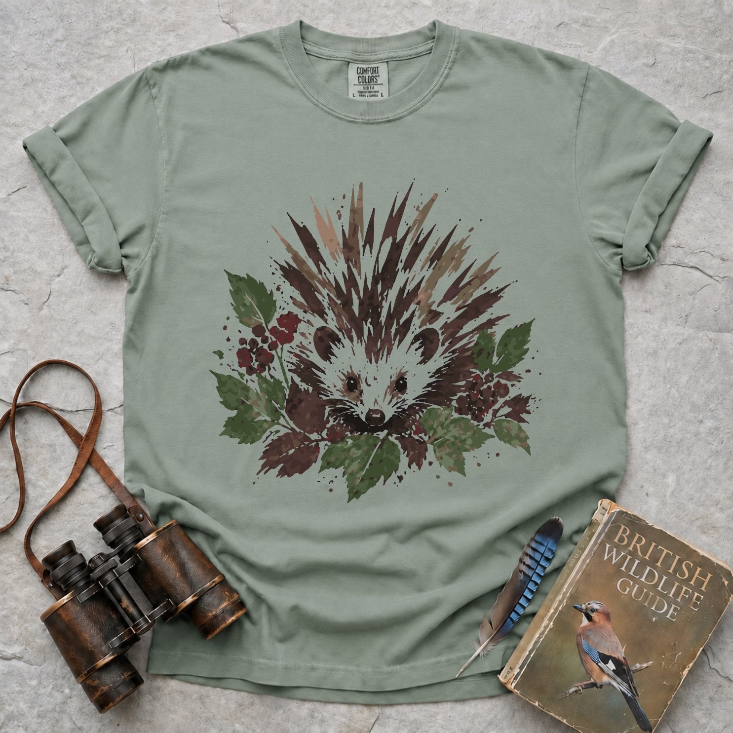Woodland Berry Hedgehog T-Shirt