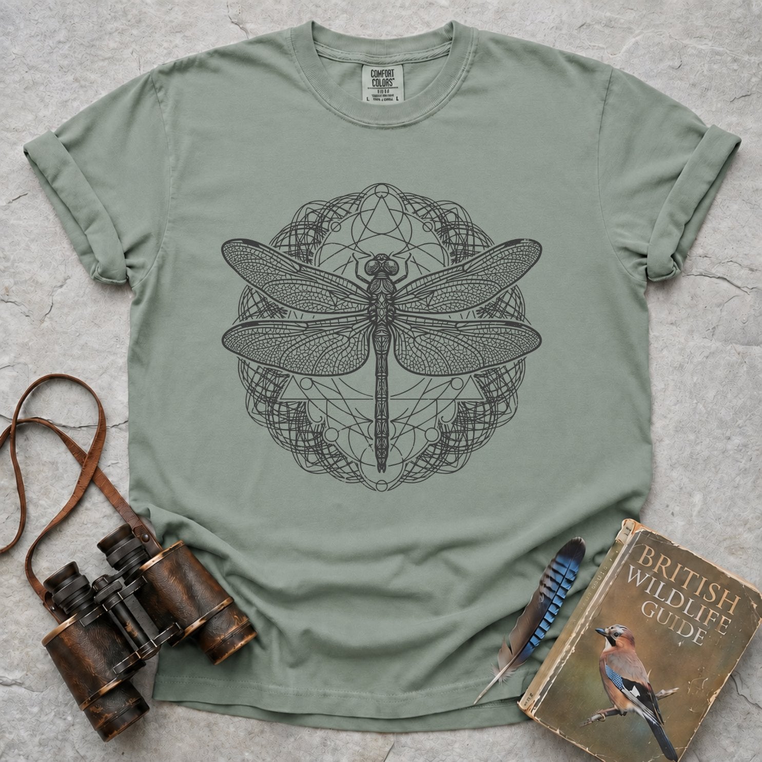 Geometric Dragonfly T-Shirt