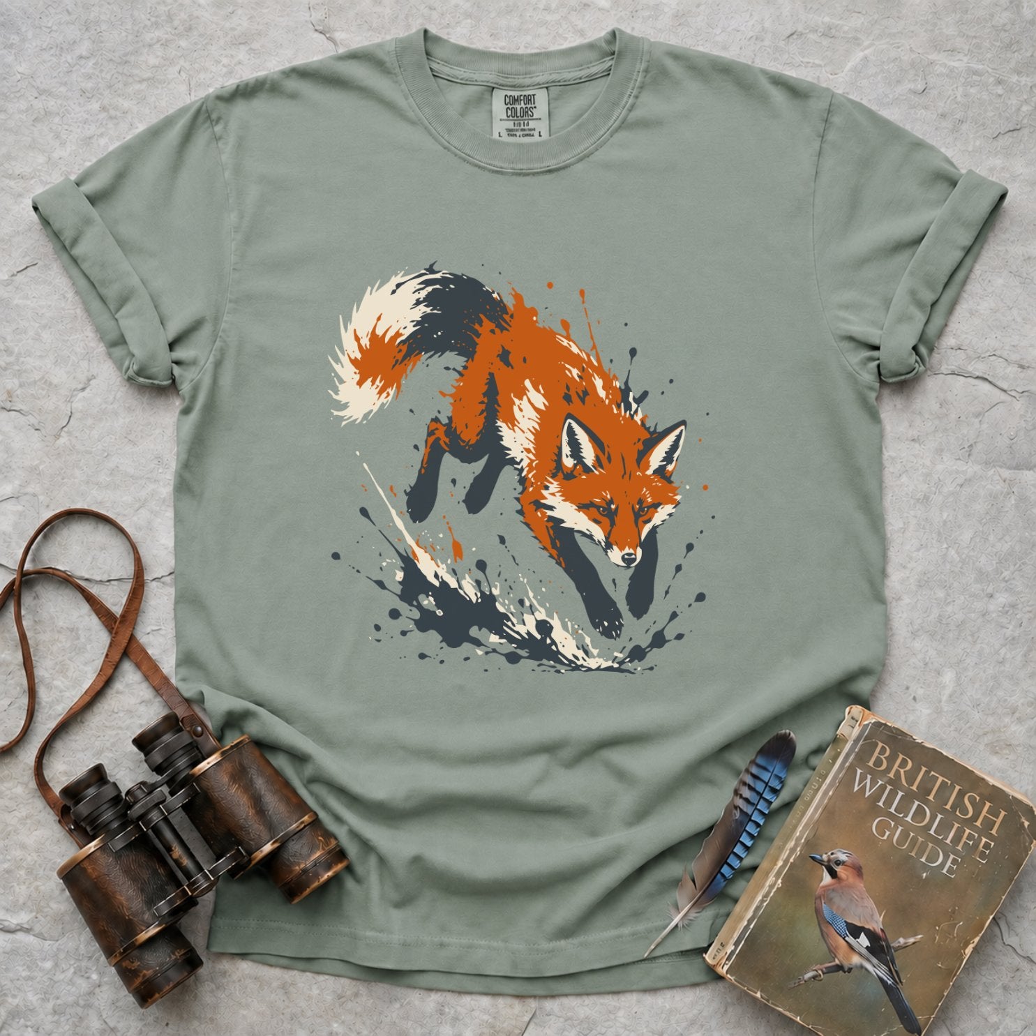 Splashing Fox T-Shirt