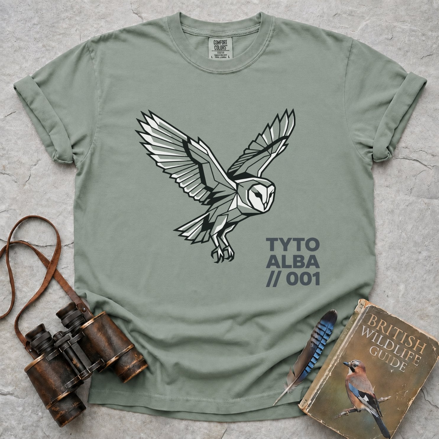 Geometric Barn Owl T-Shirt