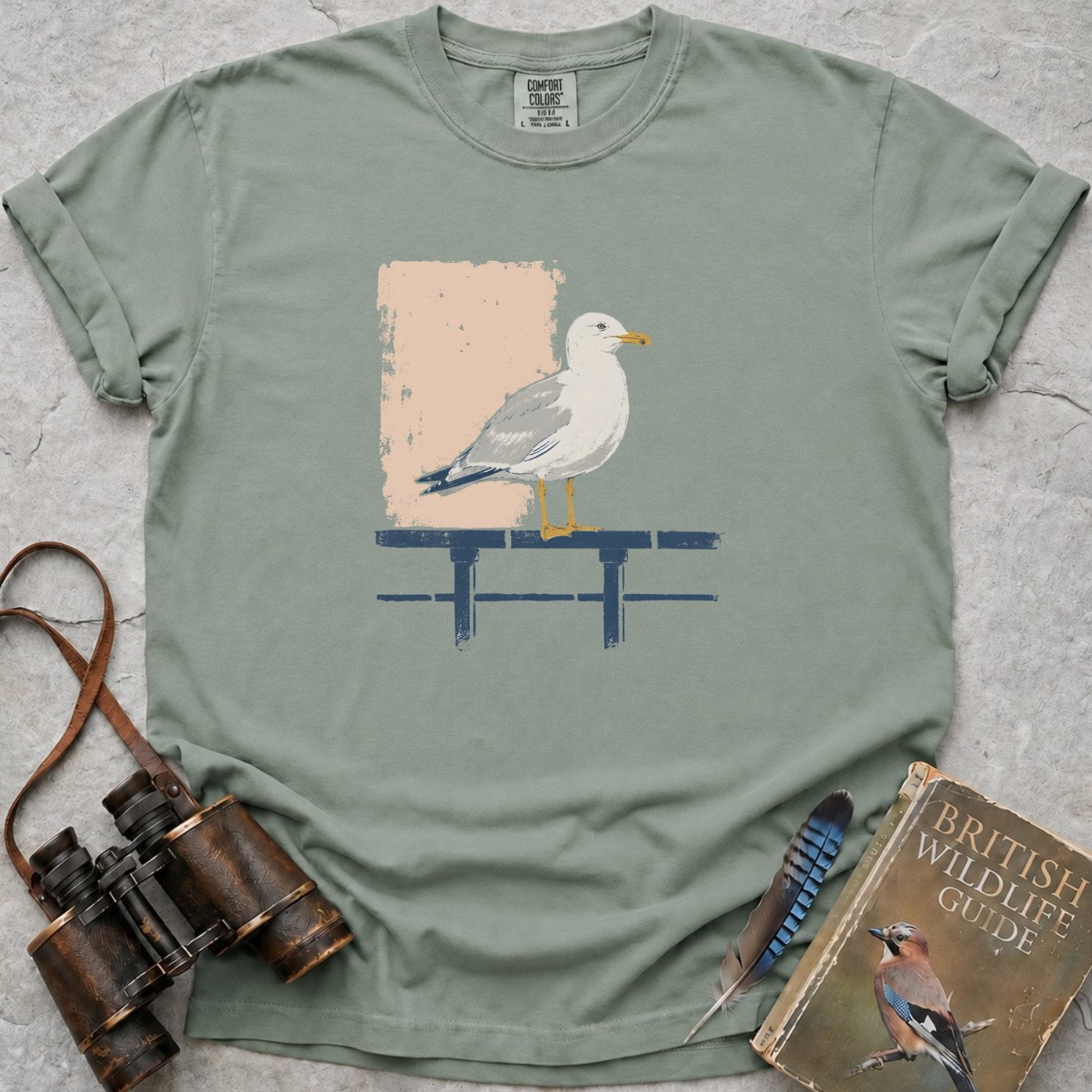 Attentive Seagull T-Shirt