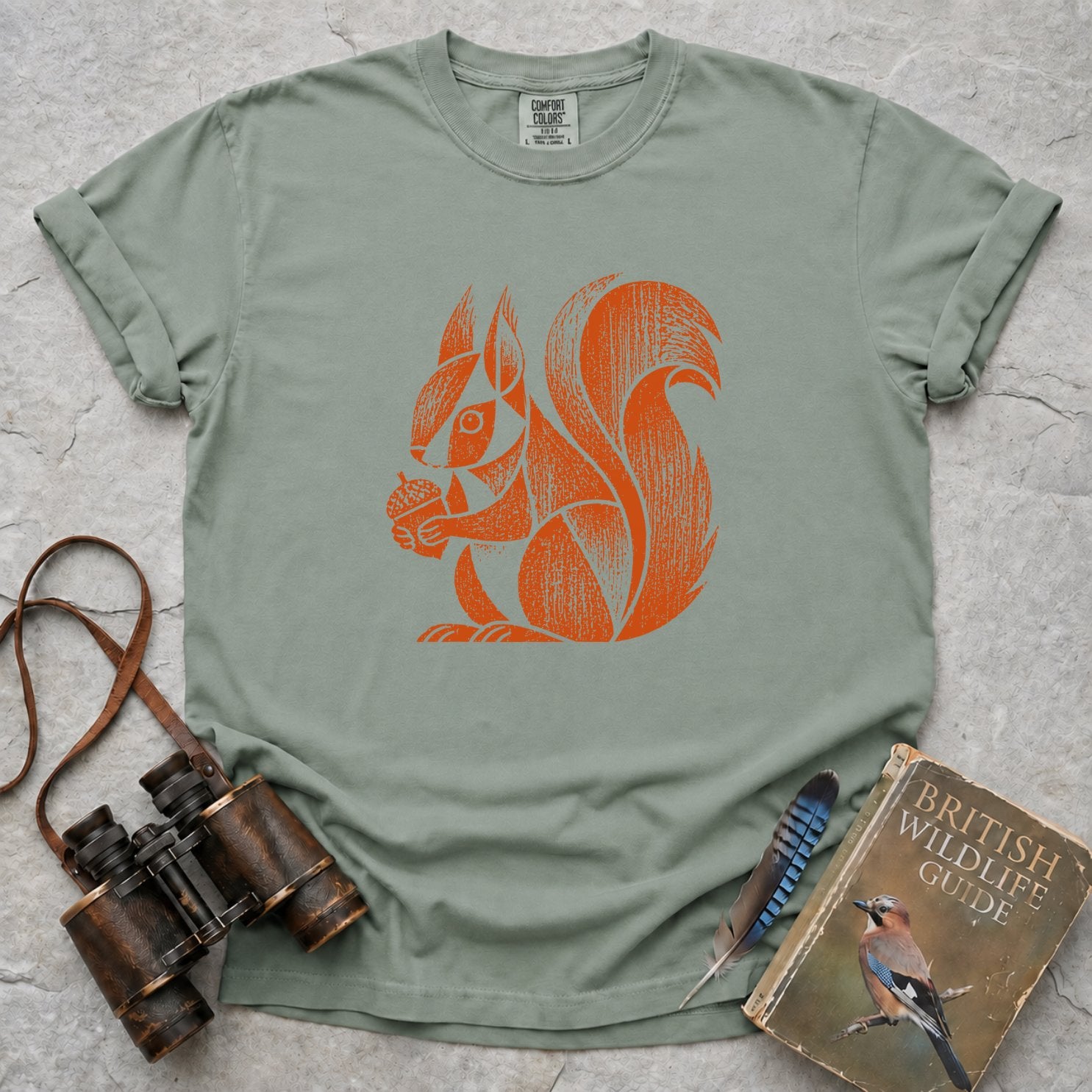 Rustic Acorn Squirrel T-Shirt