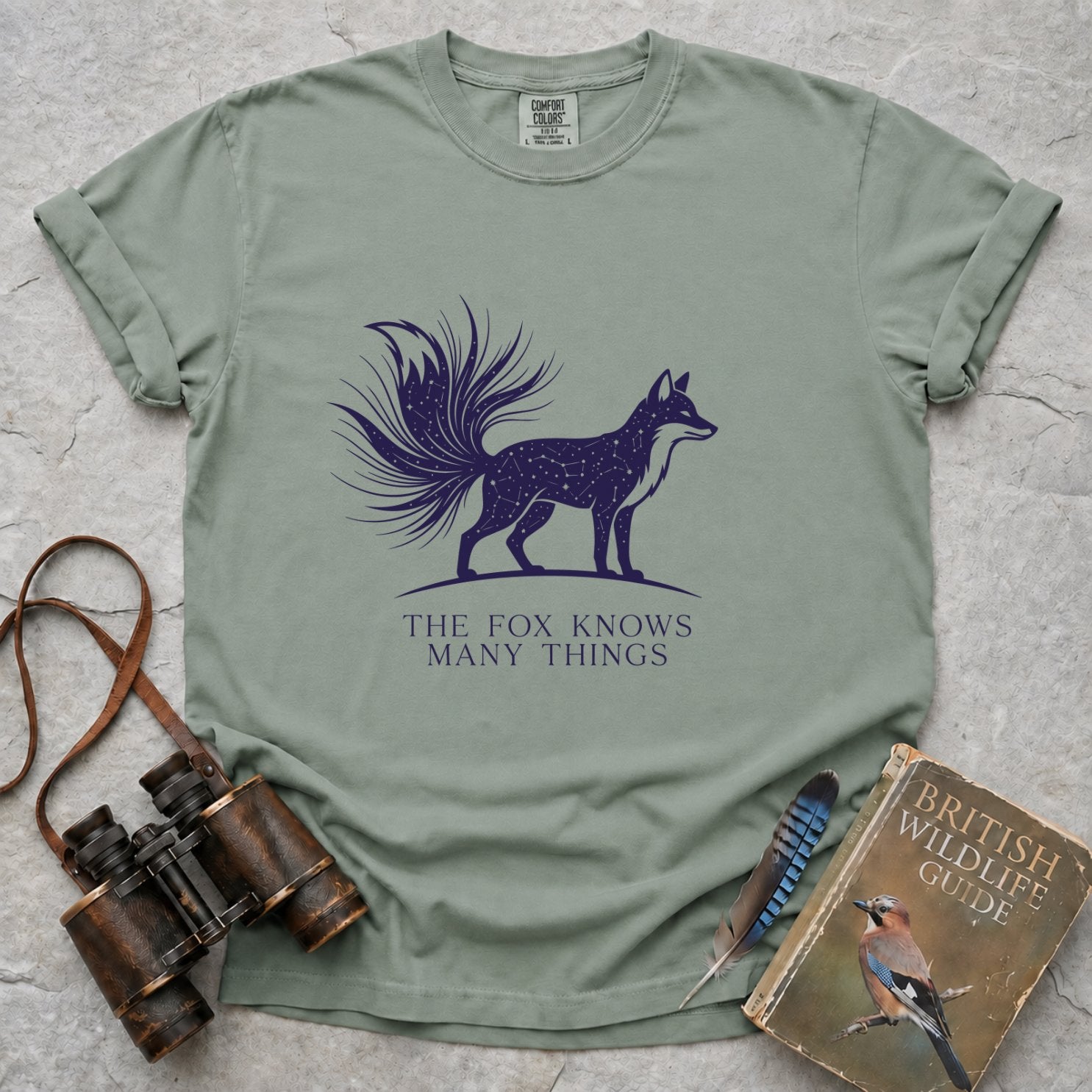The Fox Knows Many Things Celestial T-Shirt