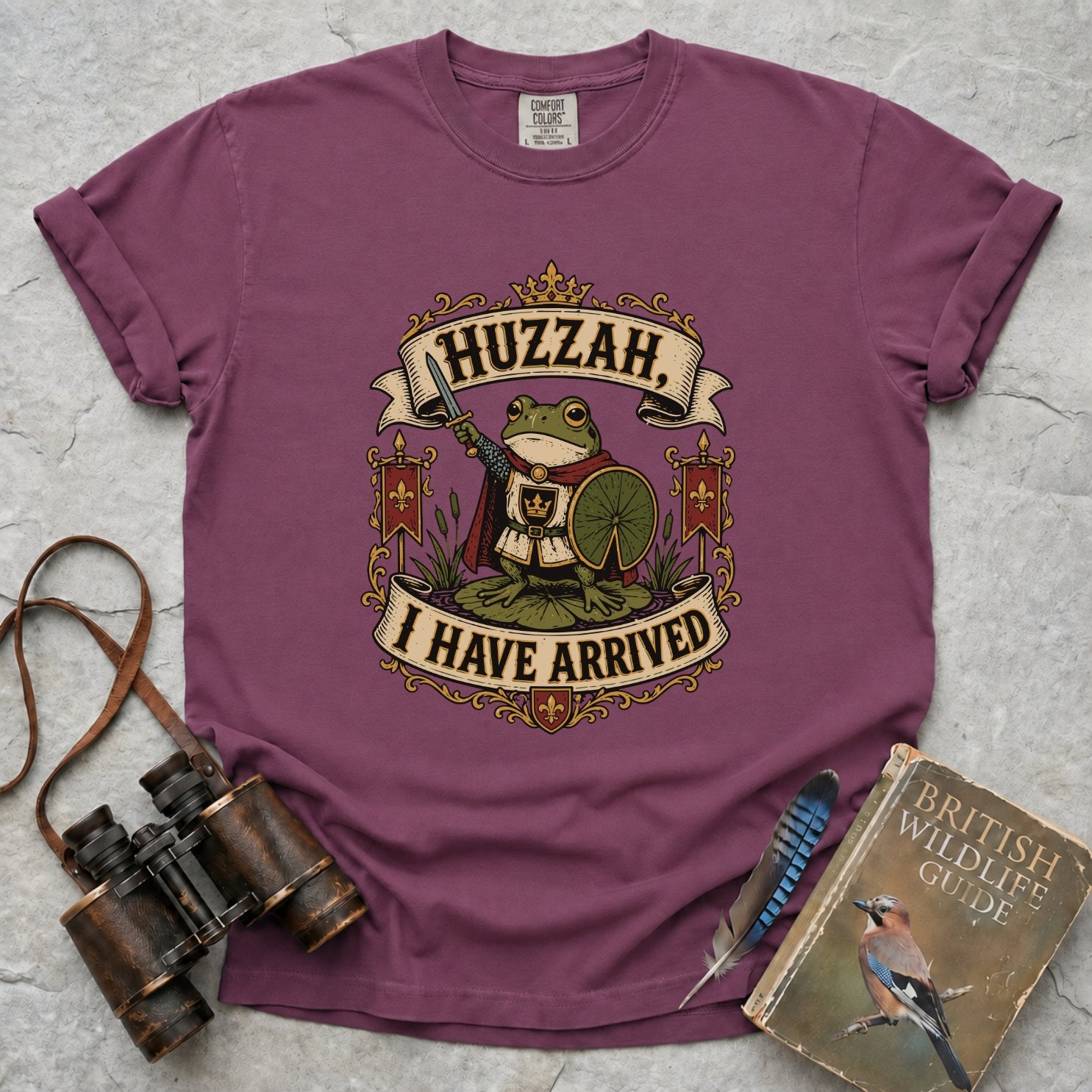 Huzzah, I Have Arrived Frog T-Shirt
