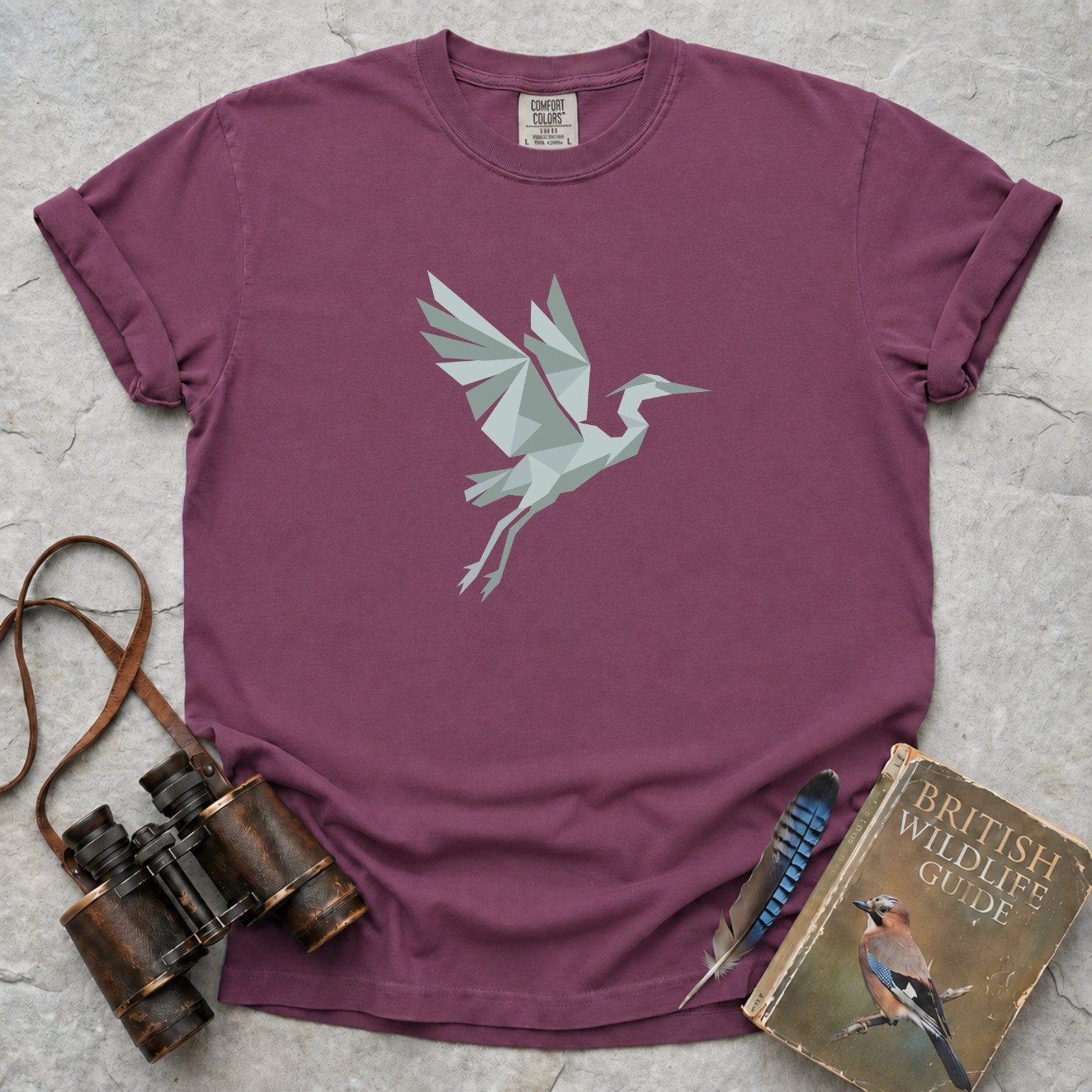 Origami Heron T-Shirt