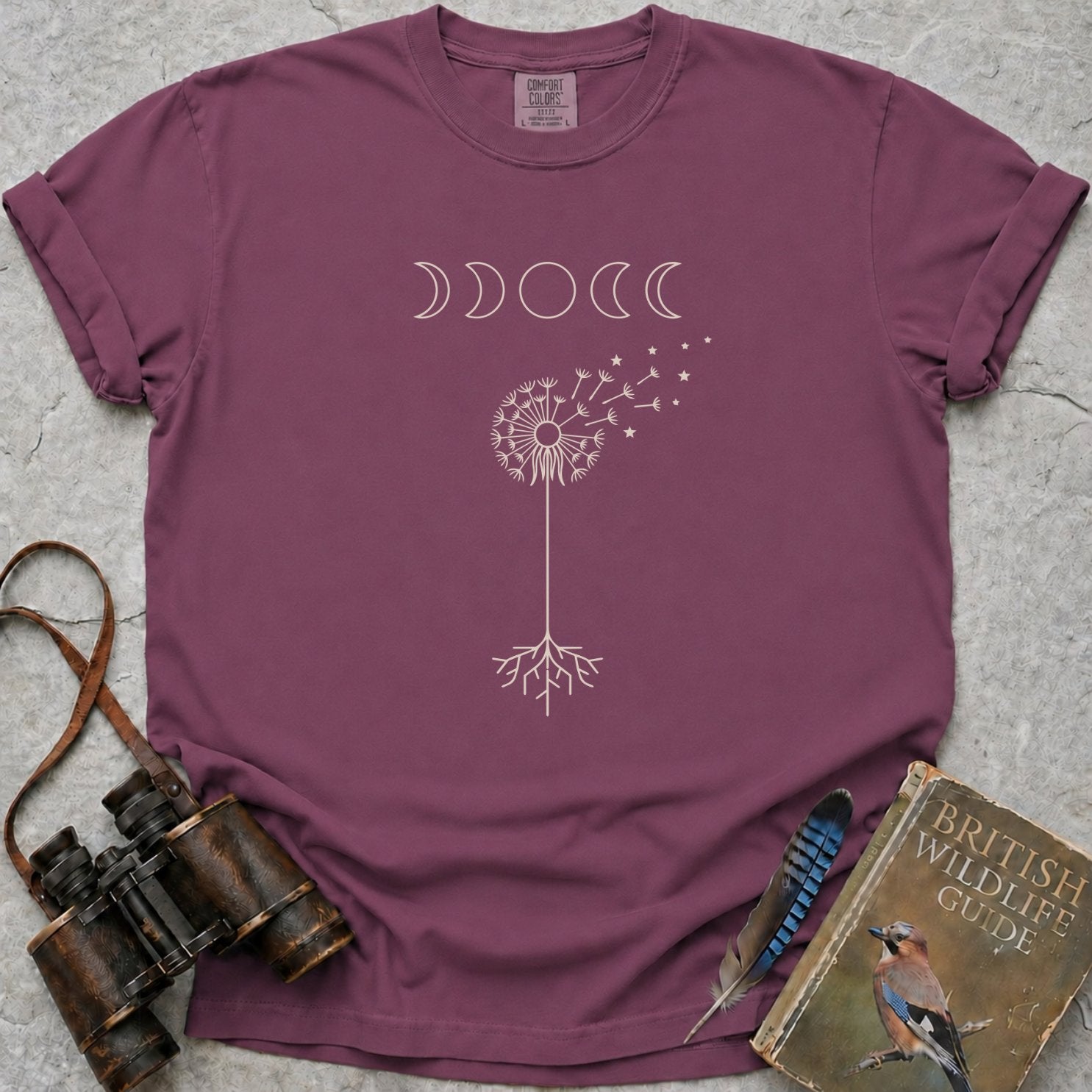 Dandelion Moon Phases T-Shirt