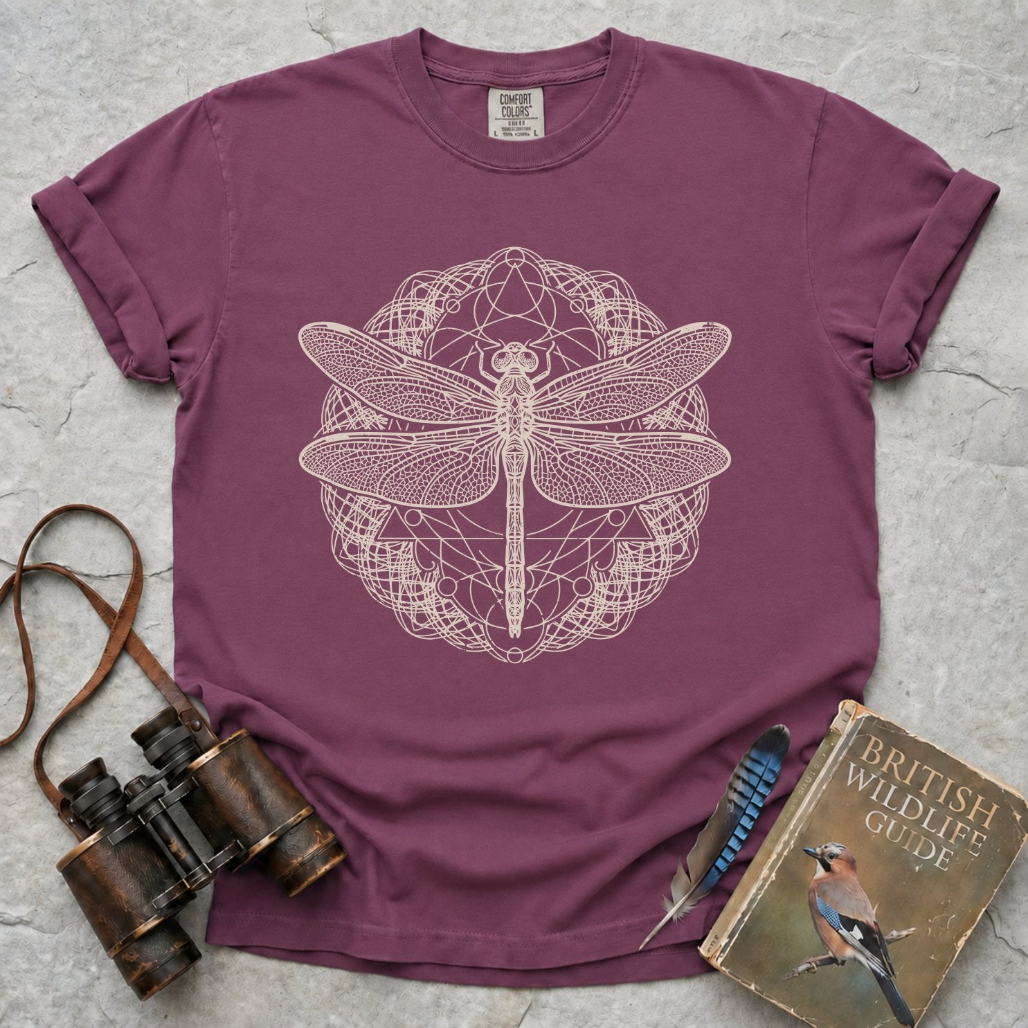 Geometric Dragonfly T-Shirt