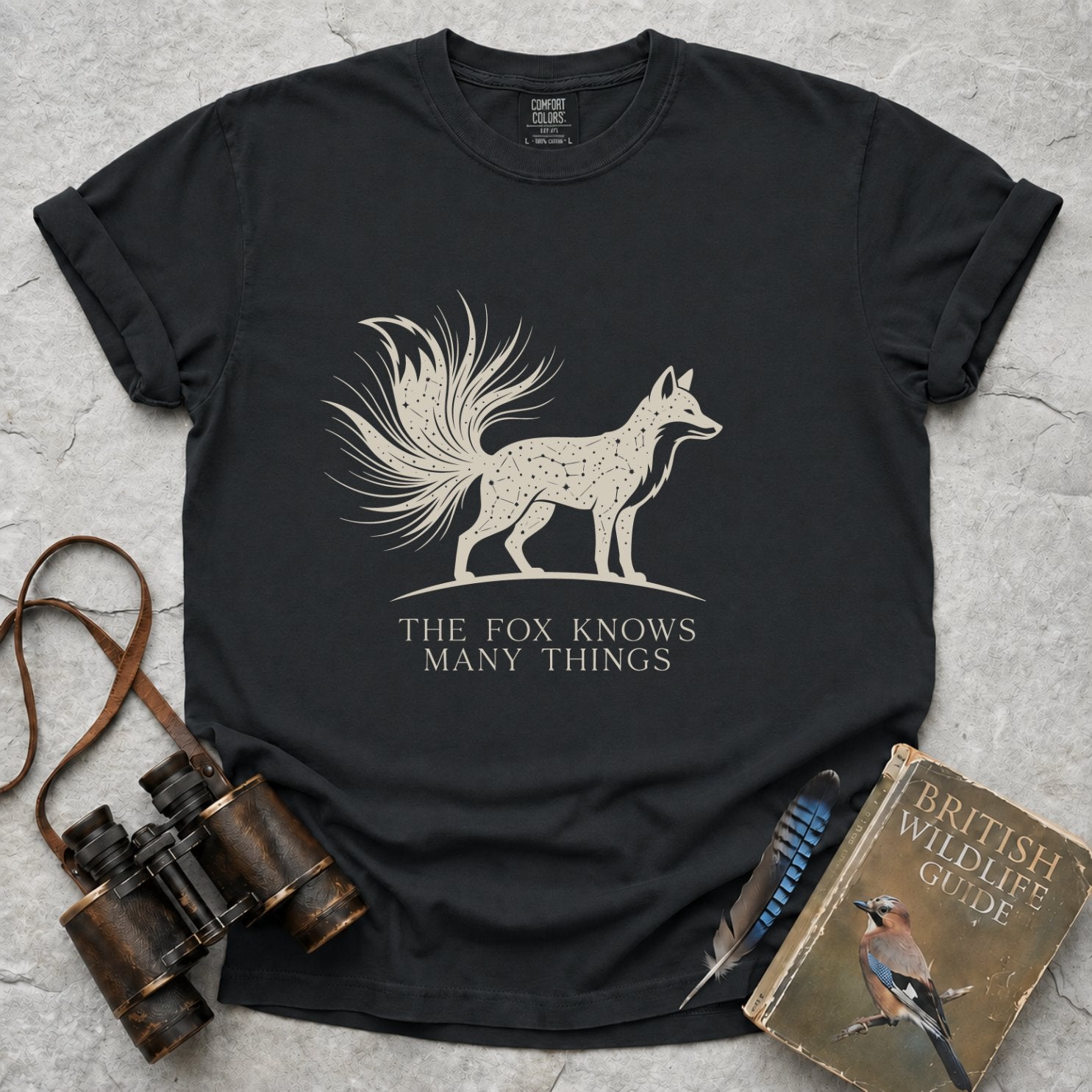 The Fox Knows Many Things Celestial T-Shirt