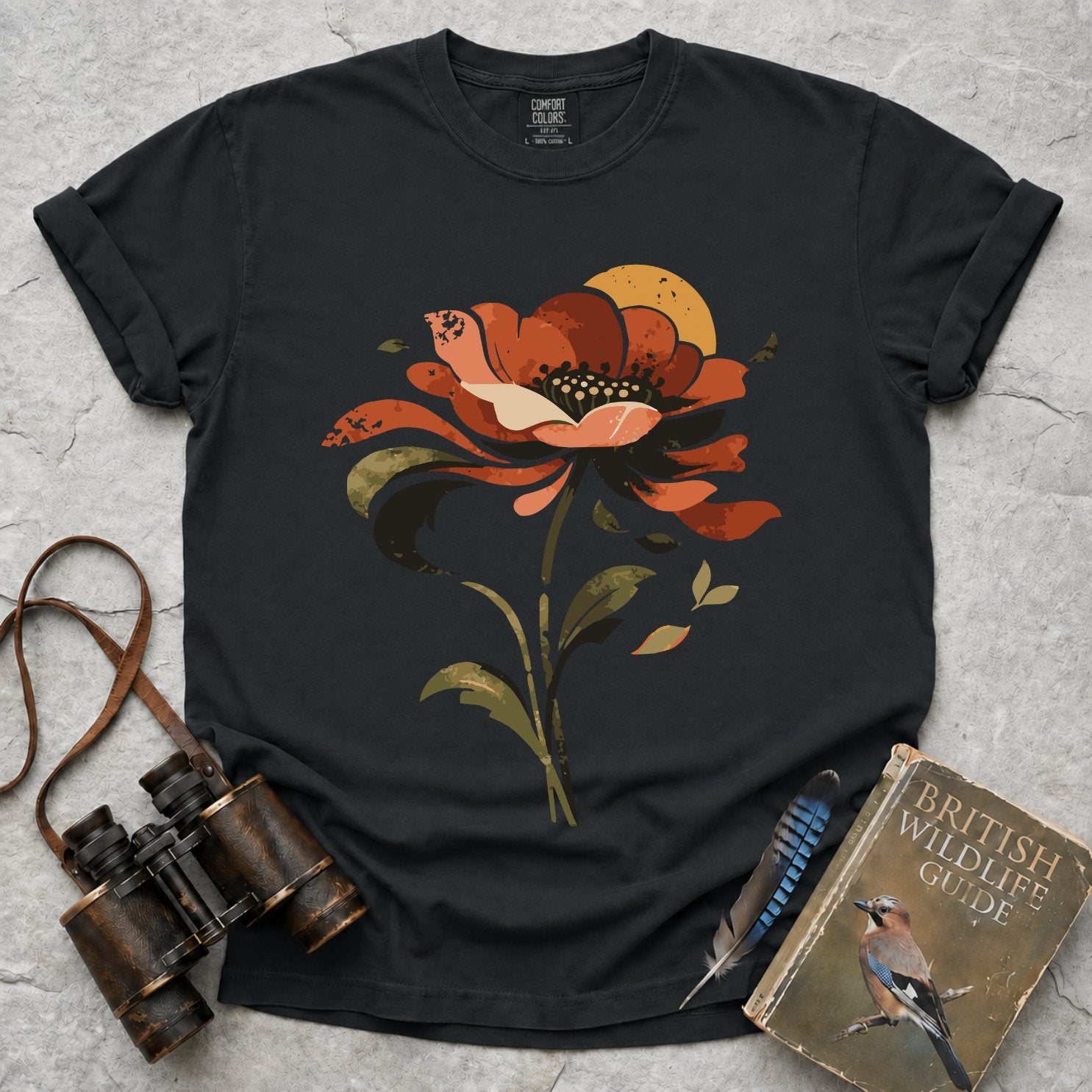 Retro Poppy Sun T-Shirt