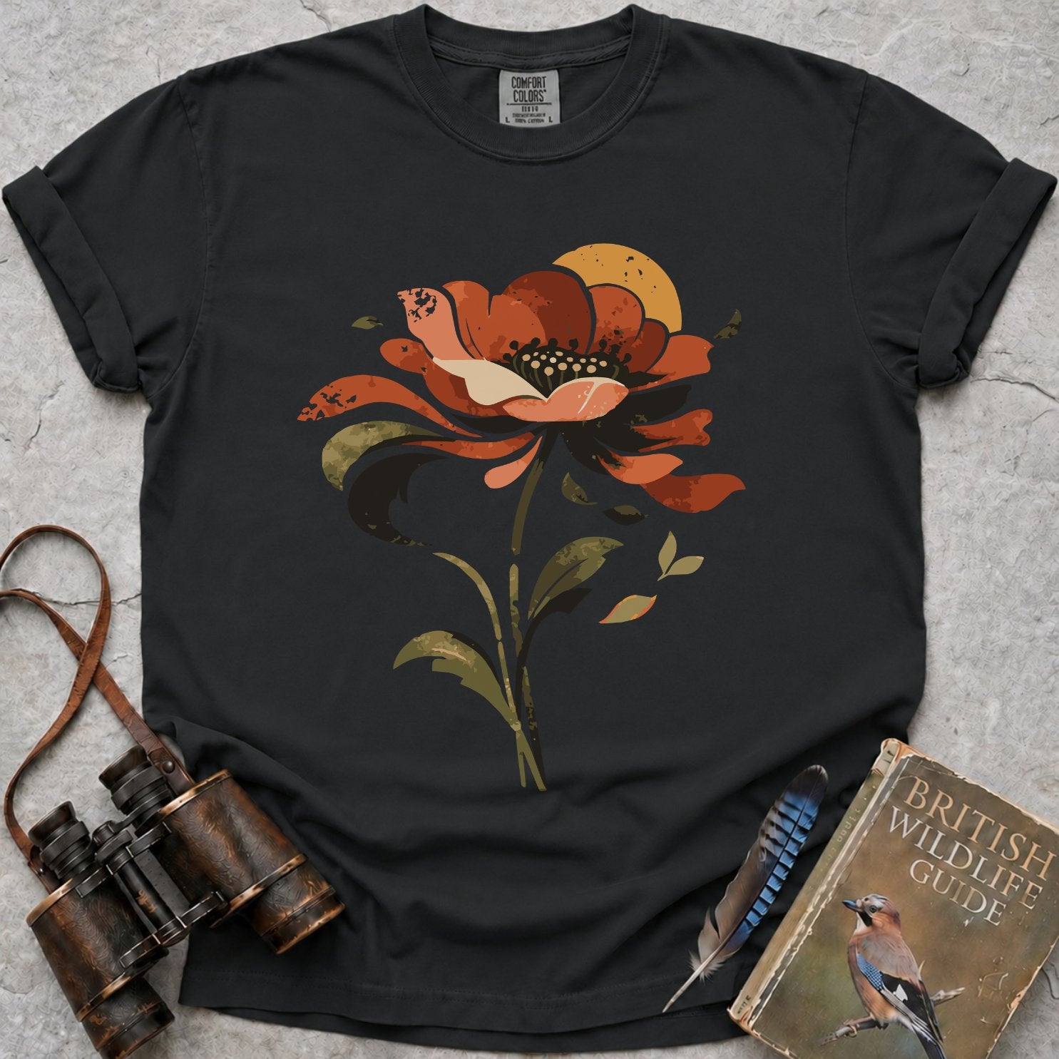 Retro Poppy Sun T-Shirt