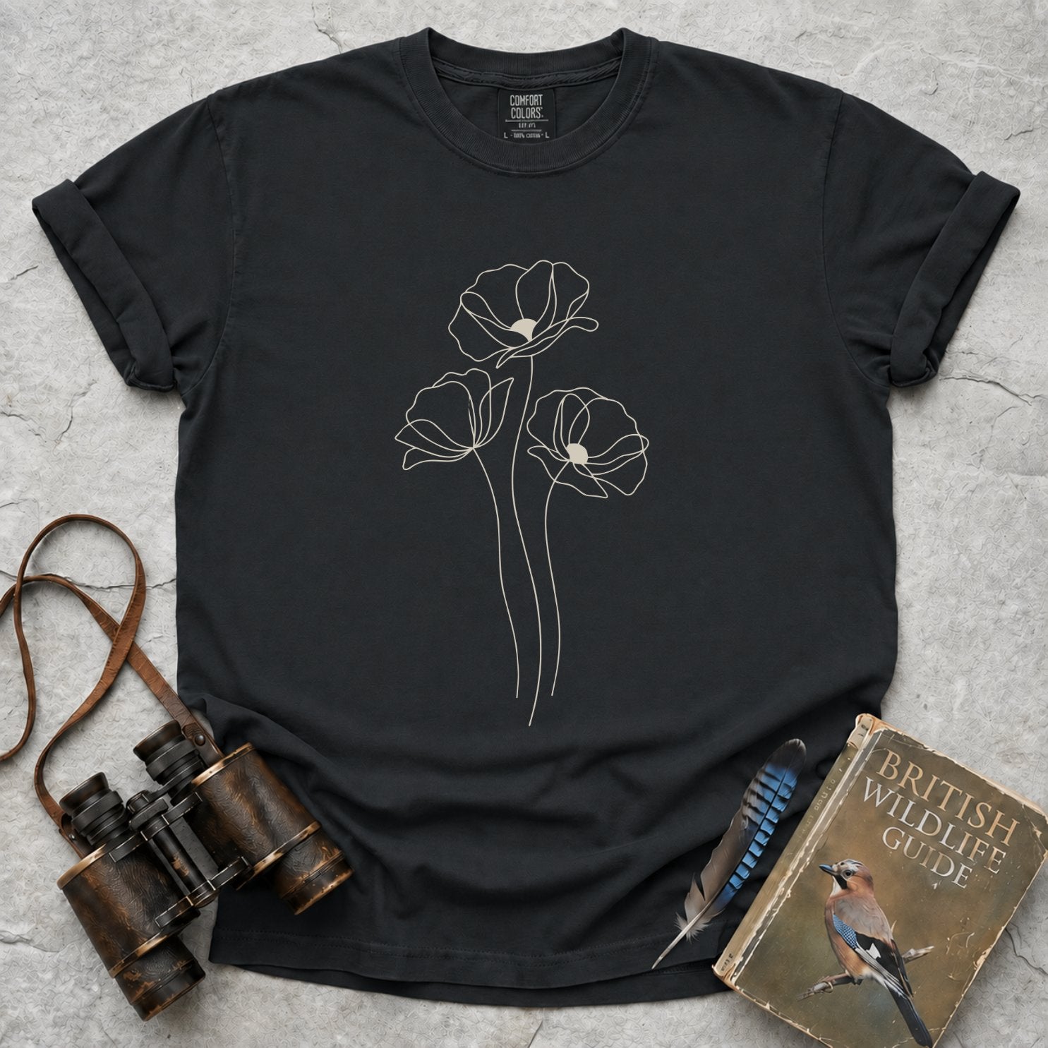 Minimalist Poppies T-Shirt