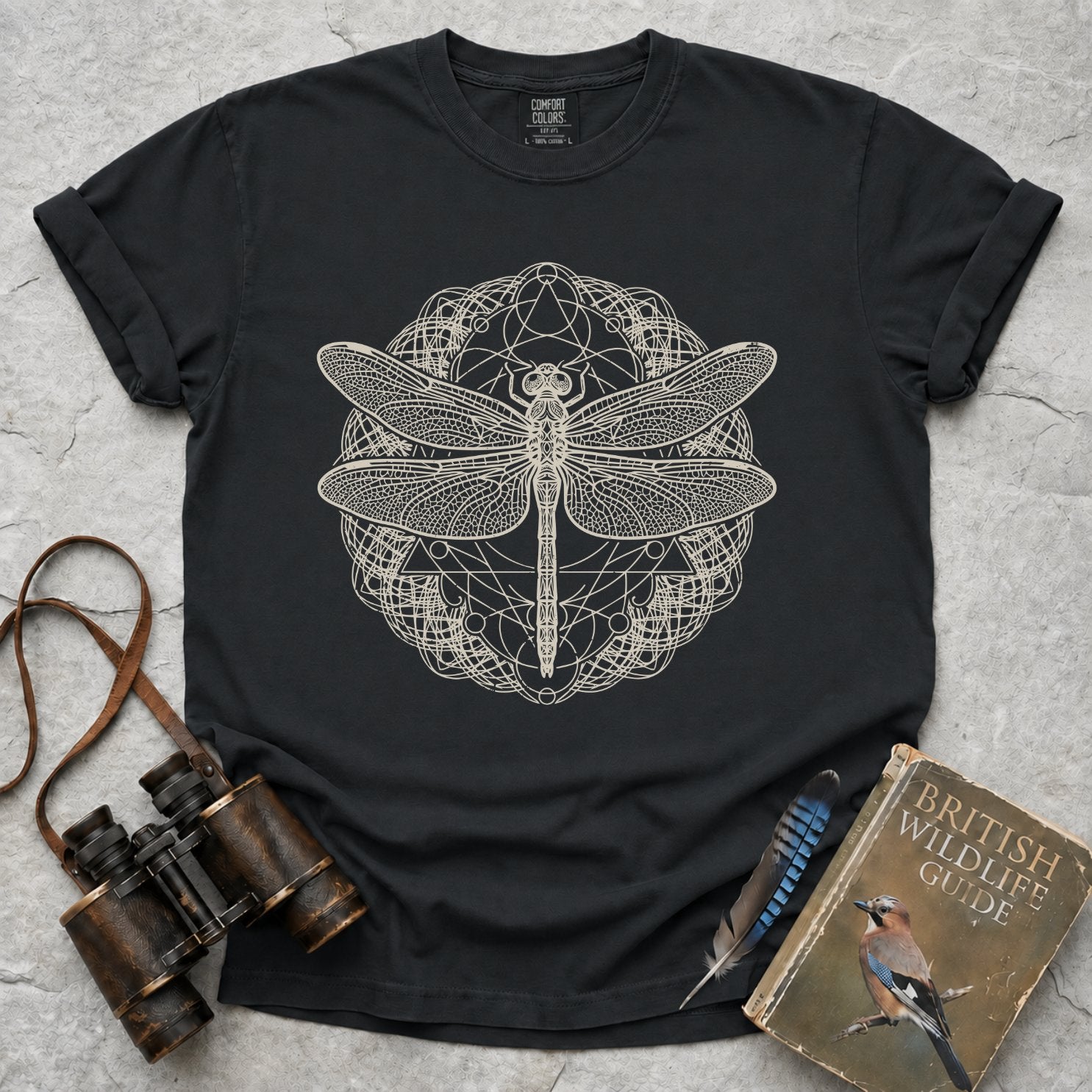 Geometric Dragonfly T-Shirt