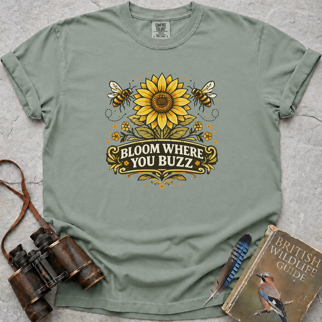 Bloom Where You Buzz T-Shirt — bay