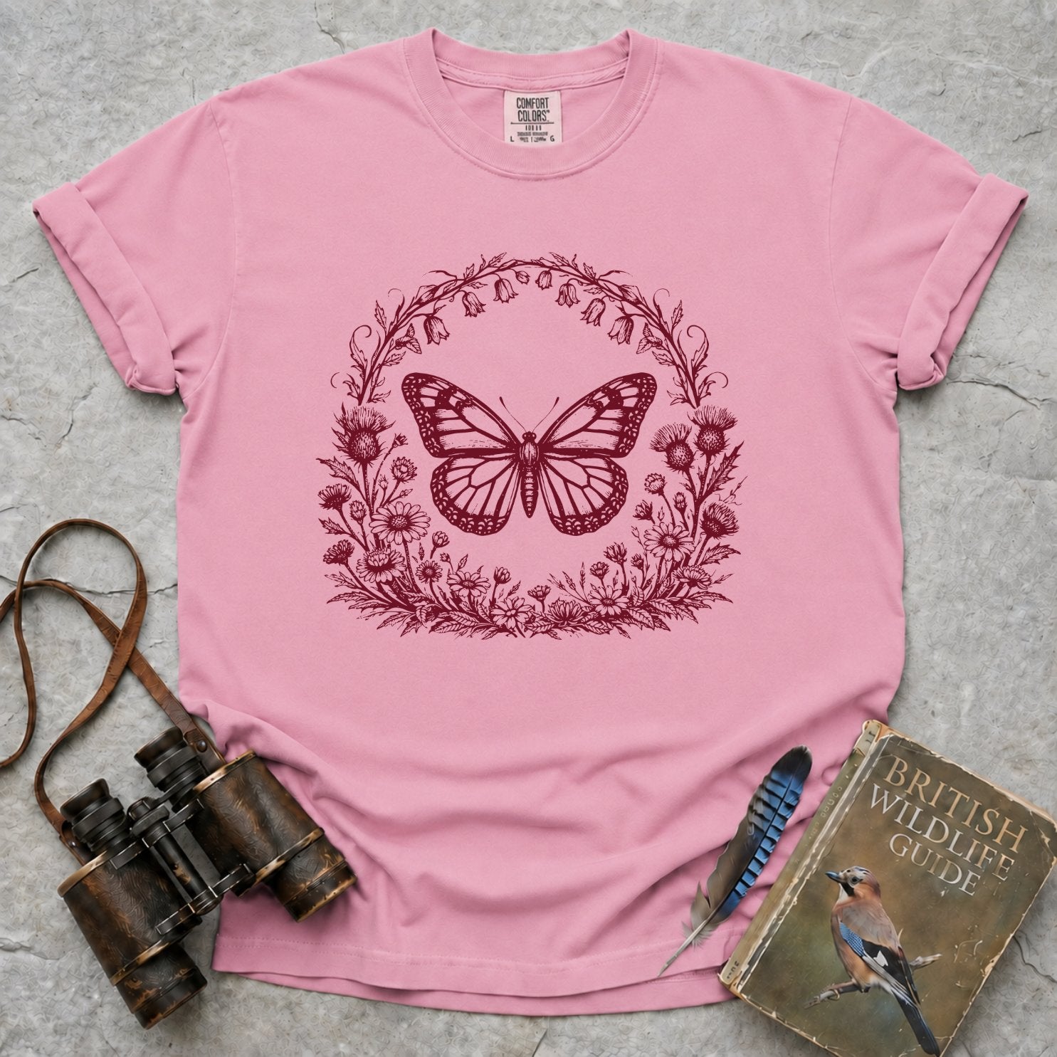Vintage Woodland Butterfly T-Shirt