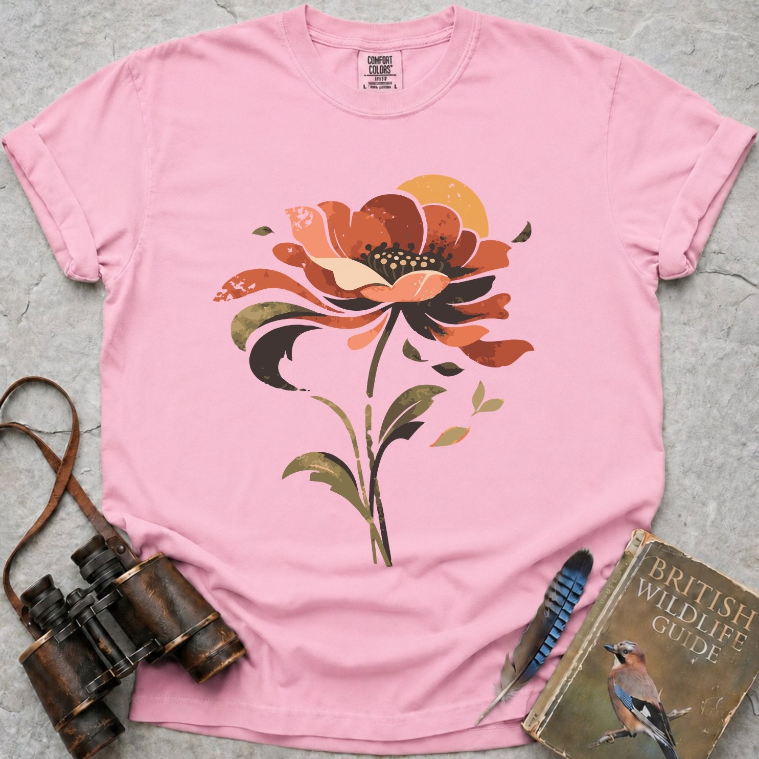 Retro Poppy Sun T-Shirt