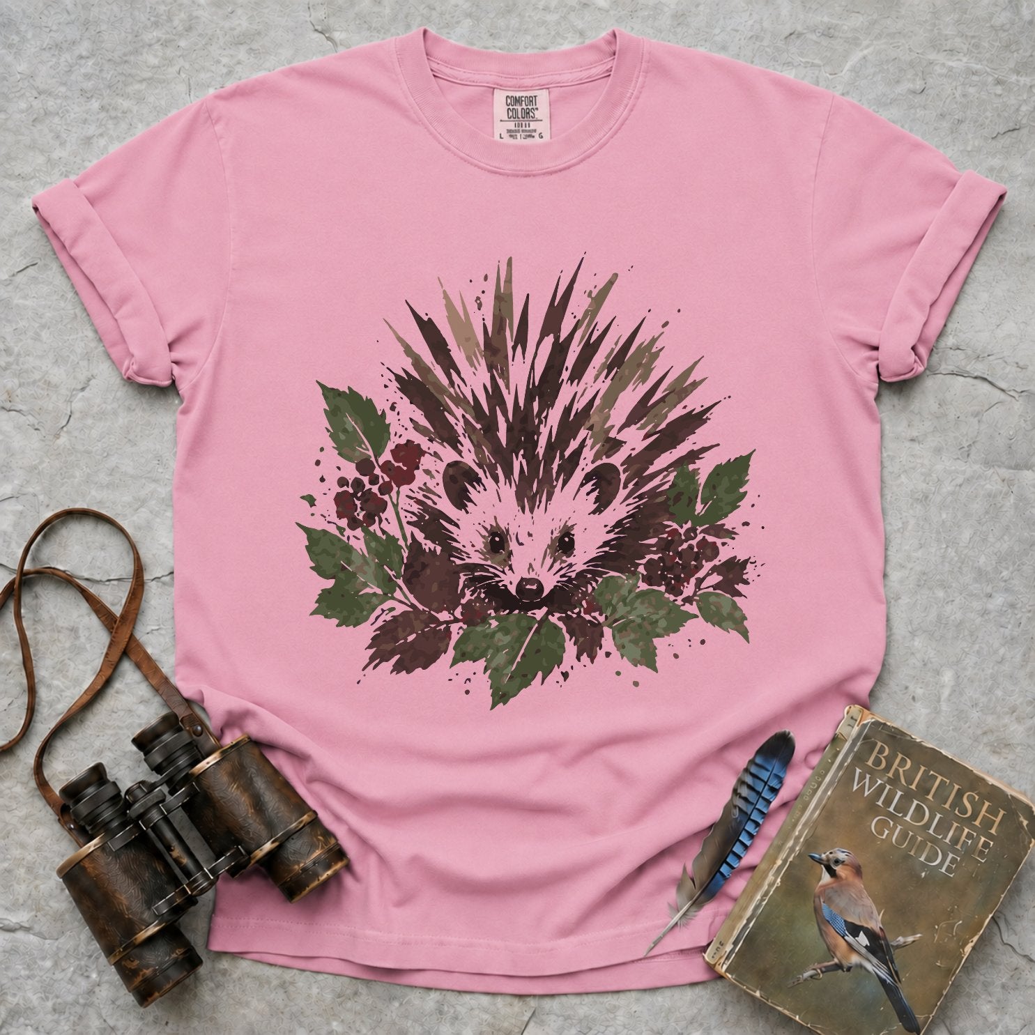Woodland Berry Hedgehog T-Shirt
