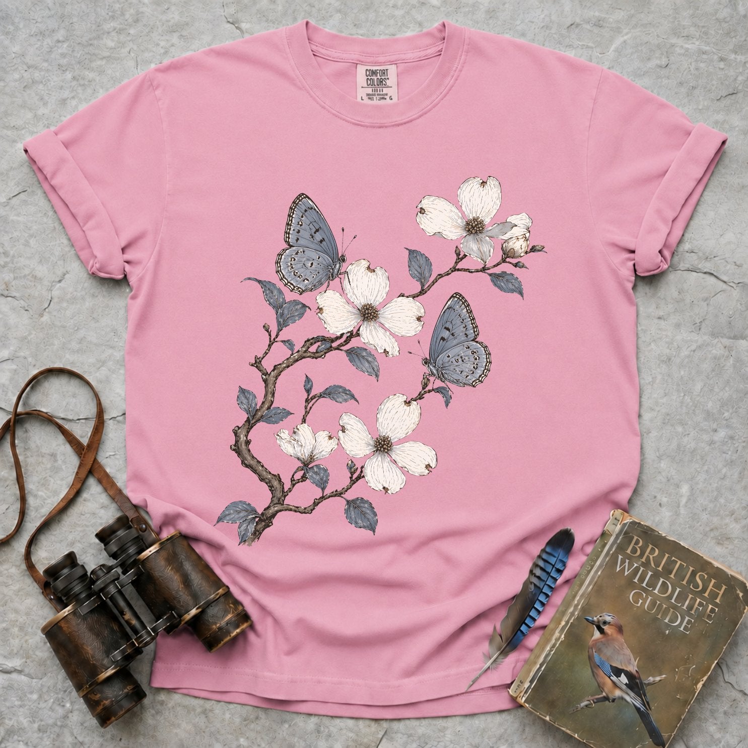 Small Blues Blossom T-Shirt