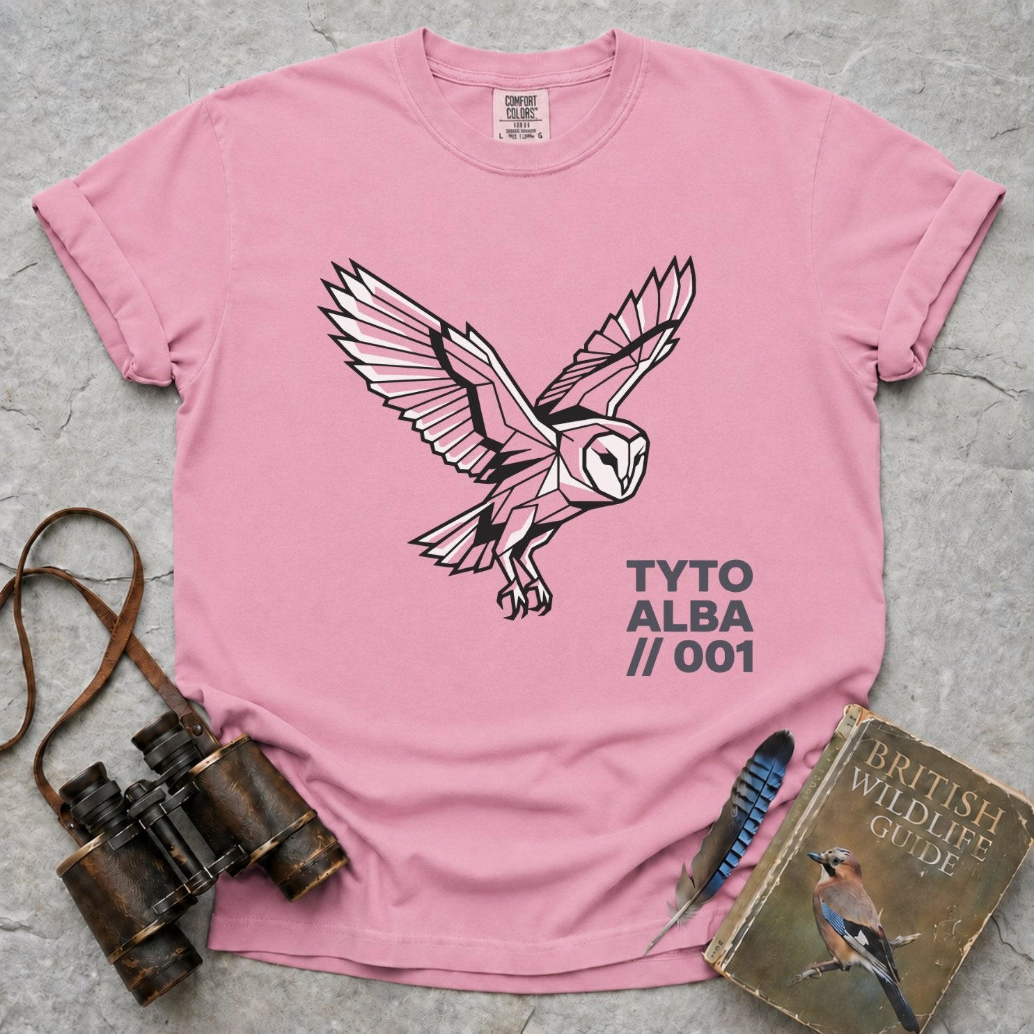 Geometric Barn Owl T-Shirt