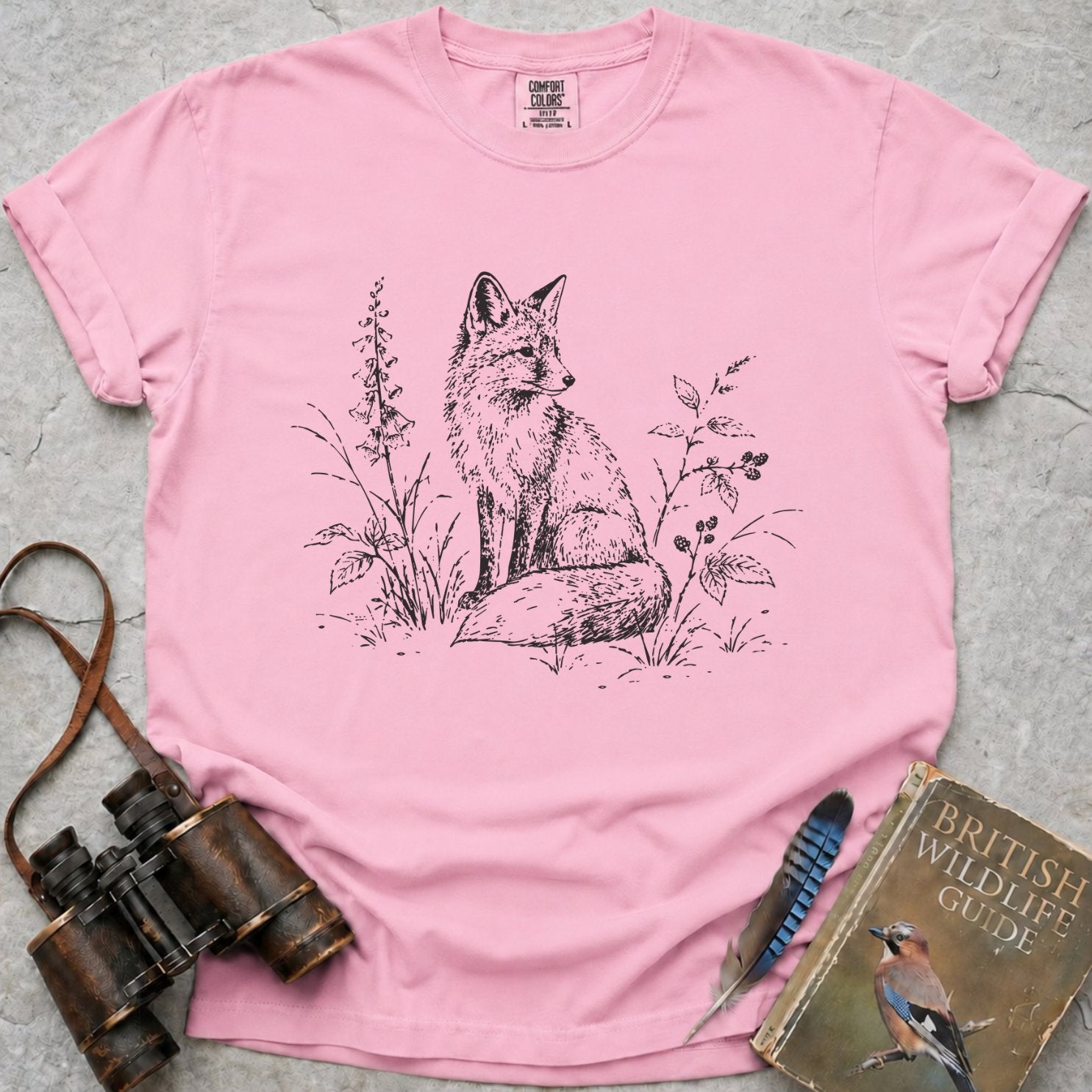 Delicate Woodland Fox T-Shirt