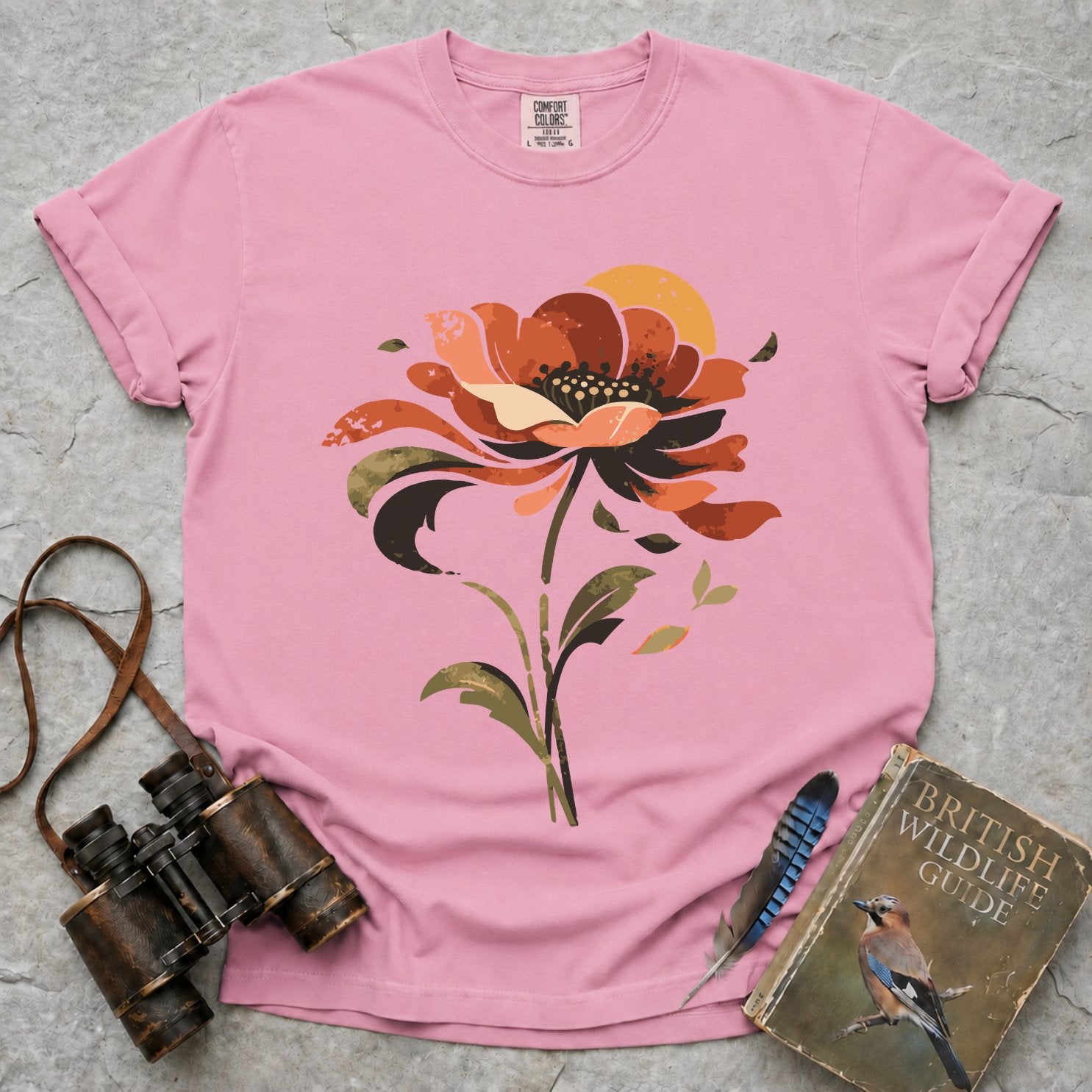 Retro Poppy Sun T-Shirt