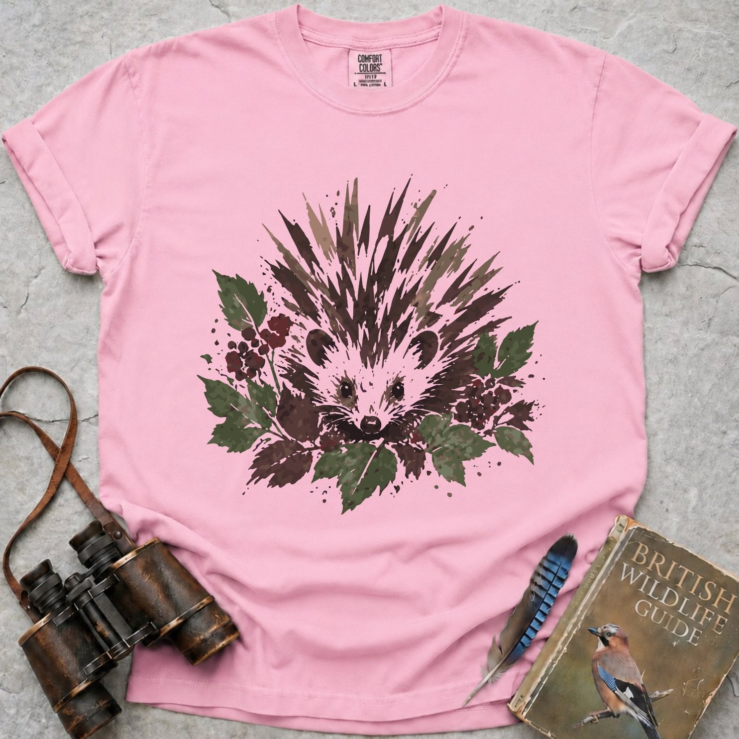 Woodland Berry Hedgehog T-Shirt