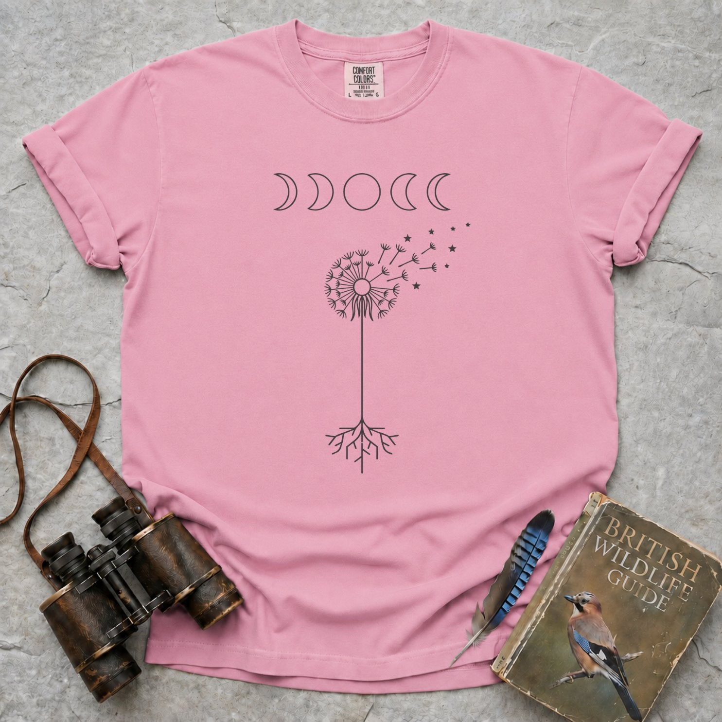 Dandelion Moon Phases T-Shirt