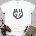 Bluebell Badger T-Shirt — white