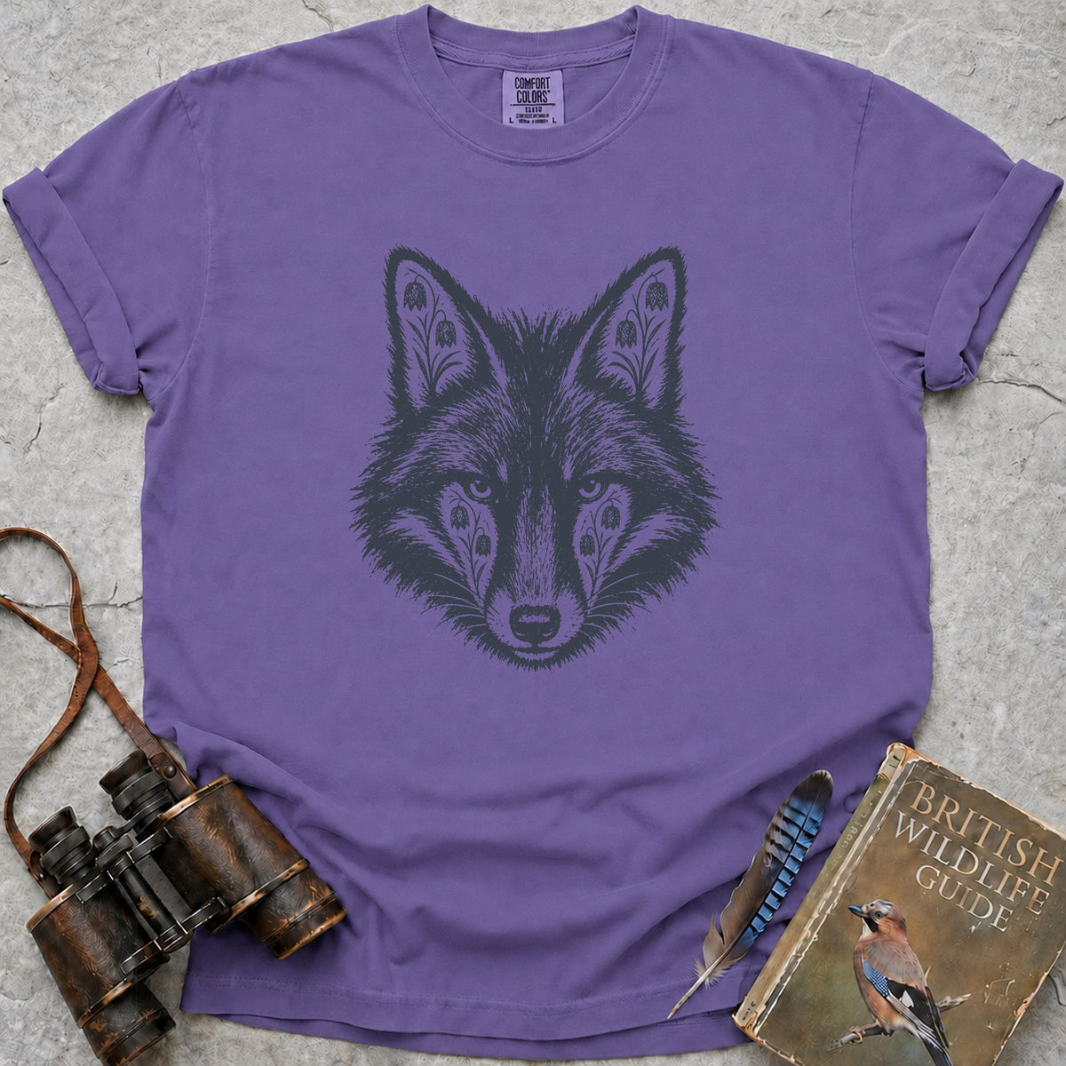 bluebell-fox — violet